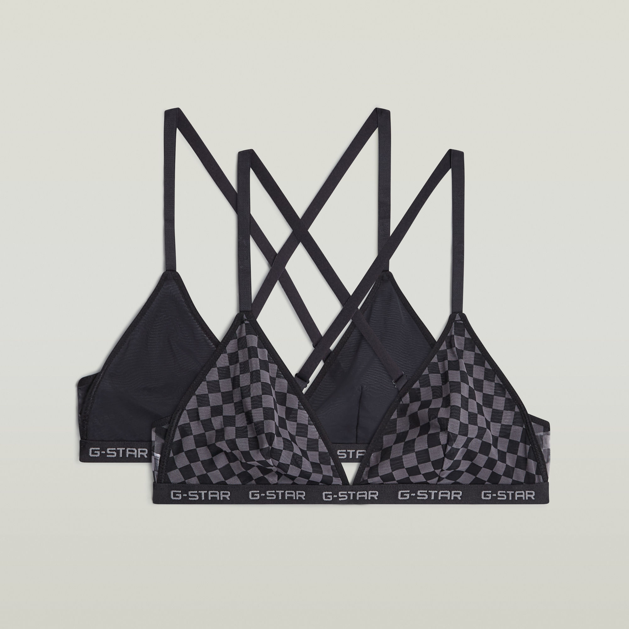 G-STAR Bralette "EPIDOTE, MESH TRIANGLE BRALETTE" Packung, 2