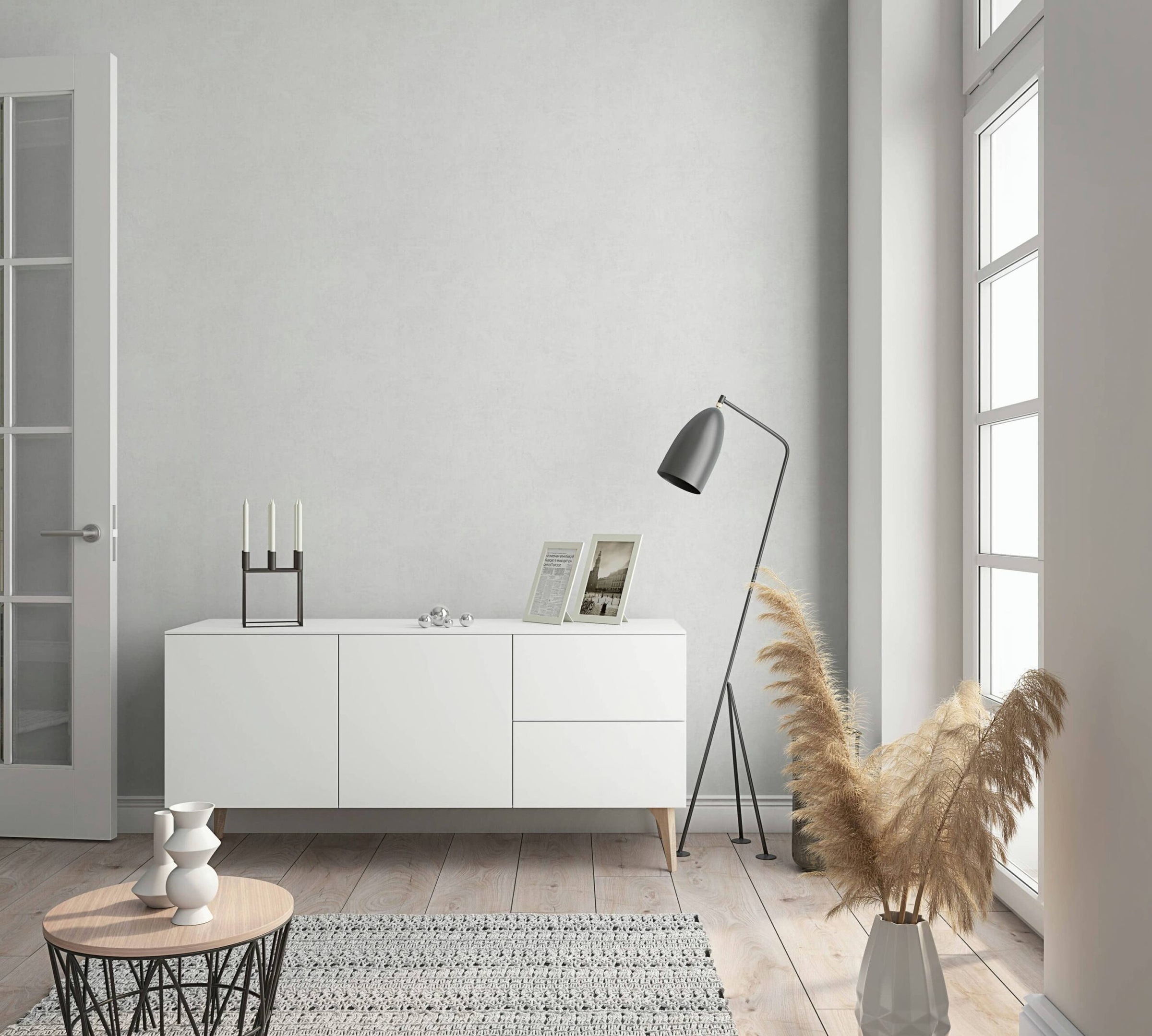 Marburg Vliestapete »GZSZ Tapete 34806« unifarben mit Farbeinsatz glatt moderne Tapete für Wohnzimmer Schlafzimmer Küche