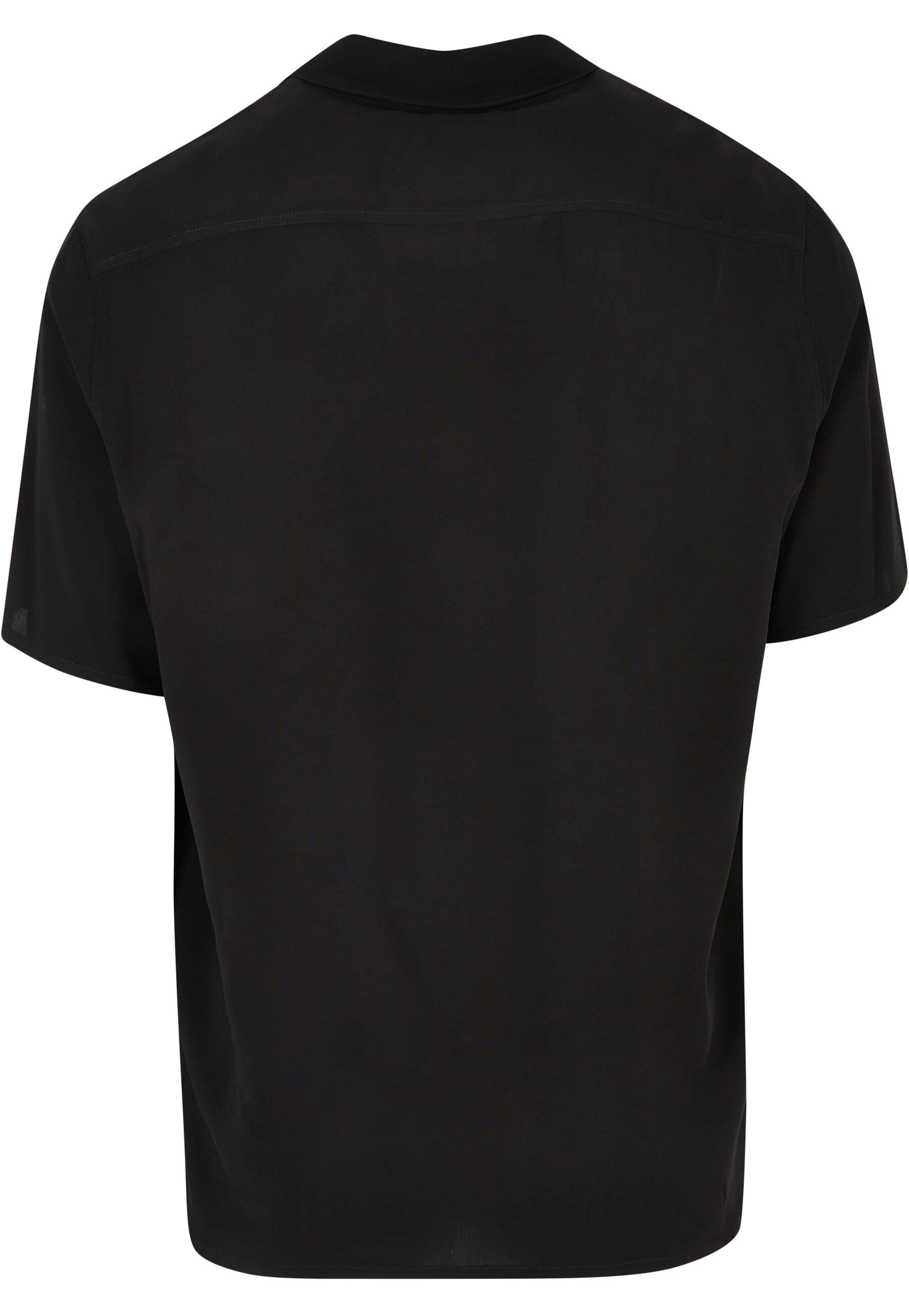 URBAN CLASSICS Langarmhemd »Urban Classics Herren Viscose Camp Shirt«, (1 tlg.)