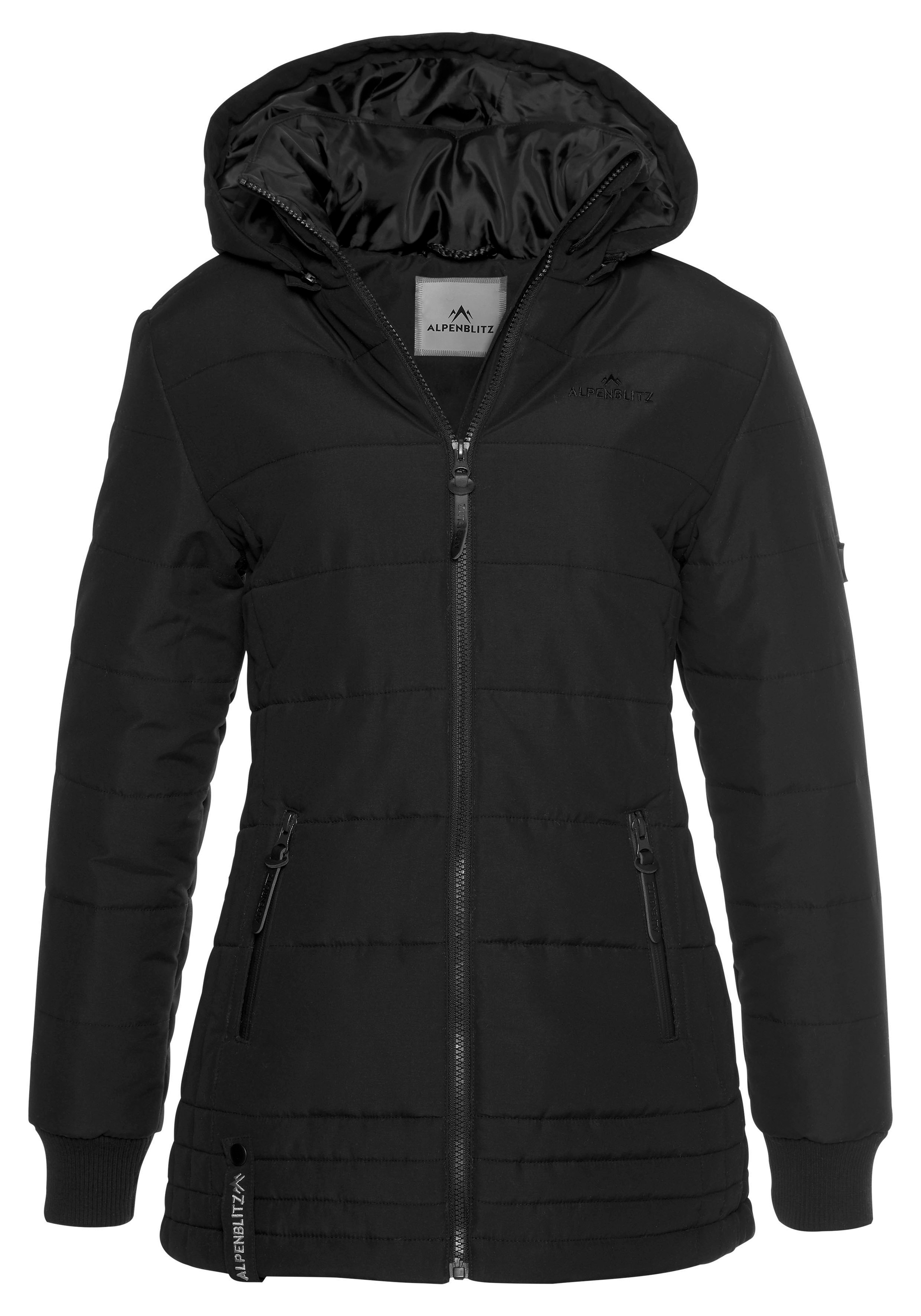 ALPENBLITZ Flockenwirbel Quilted Jacket Black 50 3