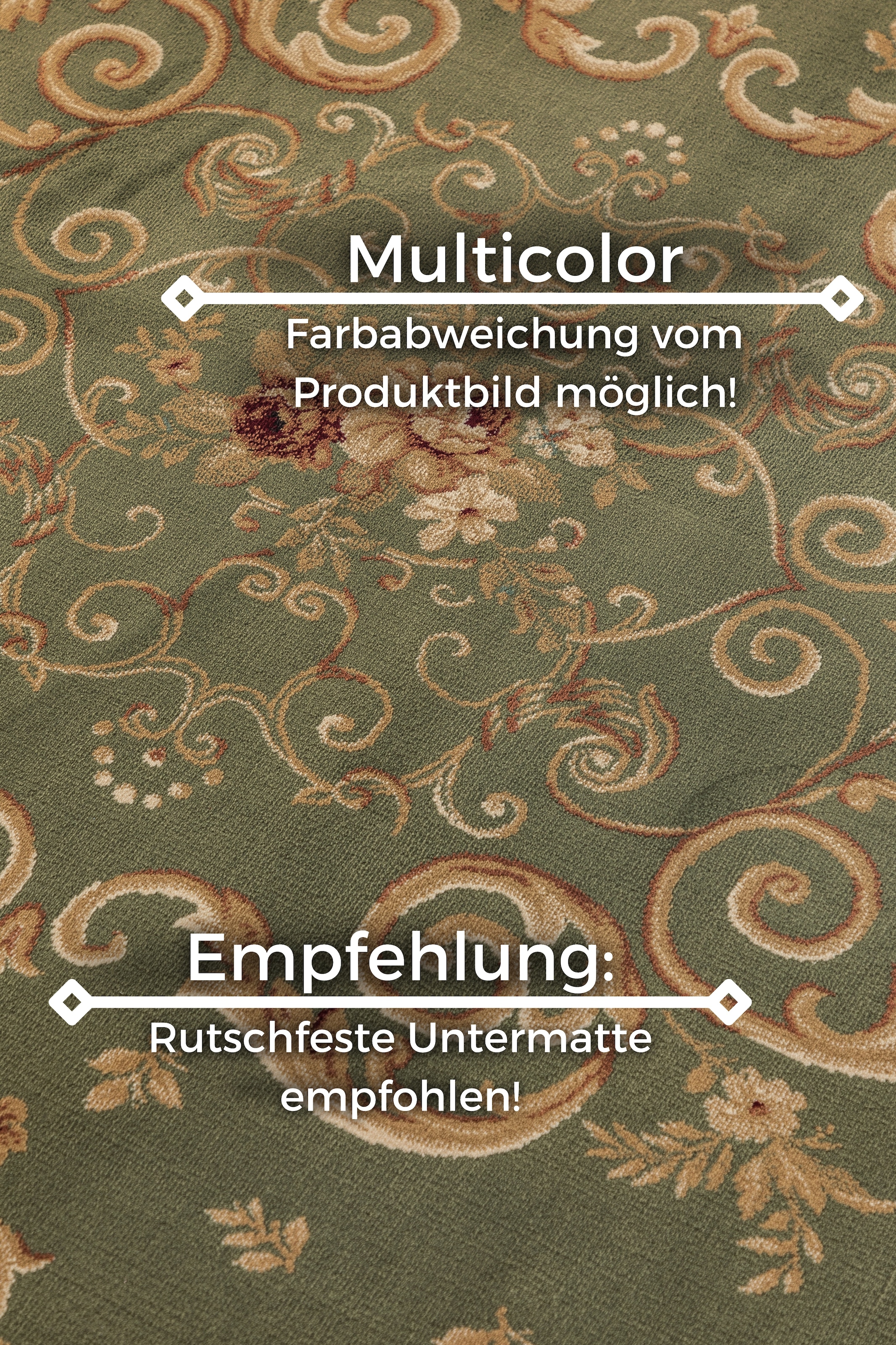 NOURISTAN Teppich »Obe«, rechteckig, 8 mm Höhe, Orient Optik, strapazierfähig, pflegeleicht, robust