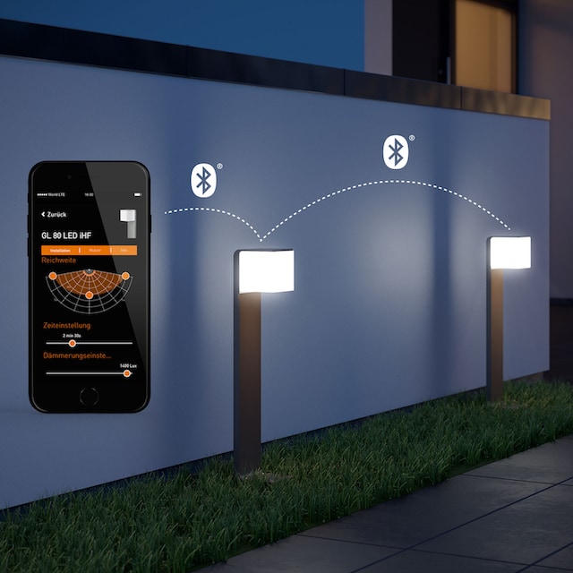 steinel LED Außen-Stehlampe »GL 80 SC ANT«, 160° Bewegungsmelder, Smart Home ,Bluetooth,Weg-Pollerleuchte bestellen | BAUR
