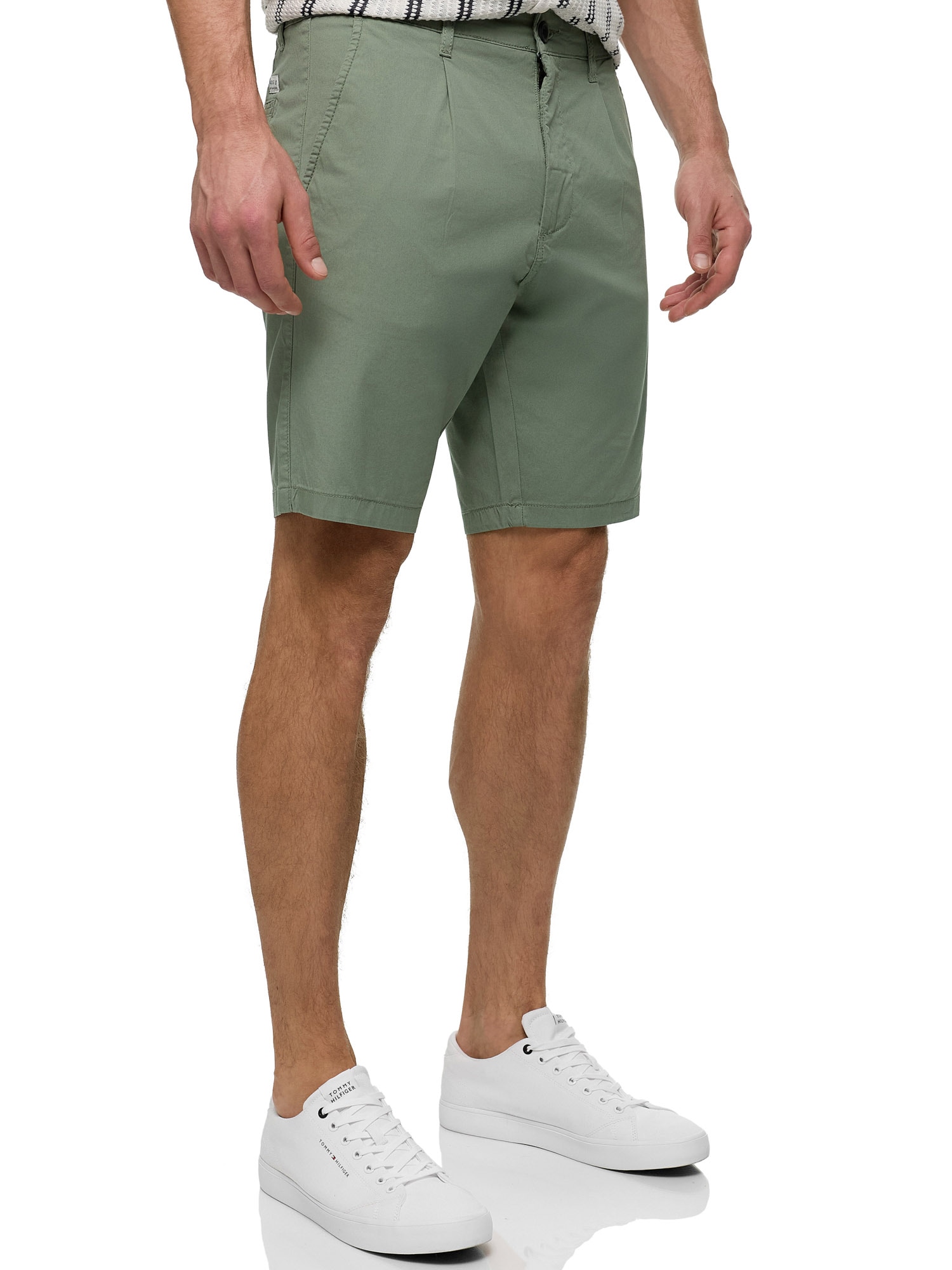 Indicode Chinoshorts »INSpring Pleat Shorts«