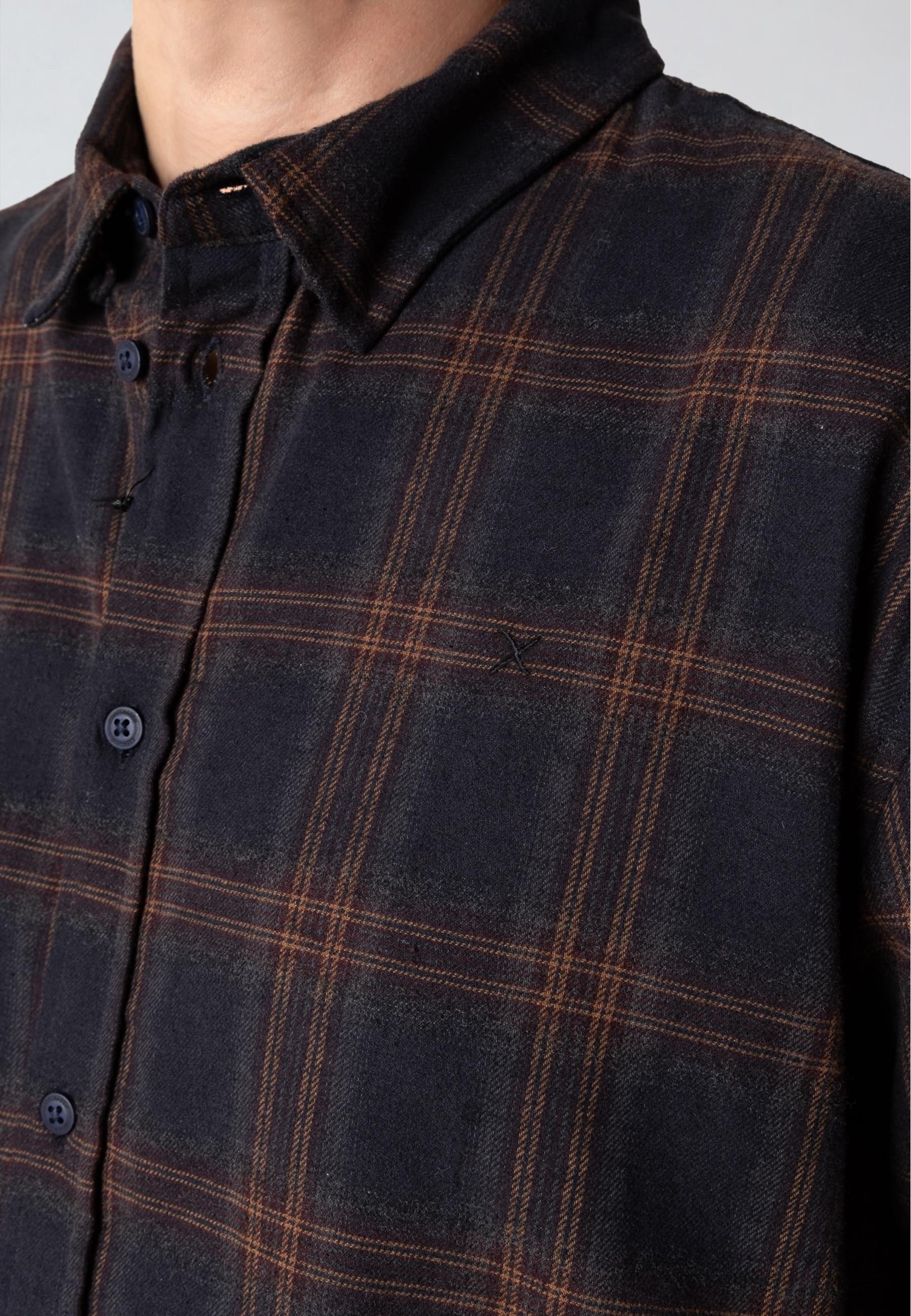 Clean Cut Copenhagen Langarm-Poloshirt »Clean Cut Copenhagen Dylan Checked Flannel Shirt« 1 Stk.