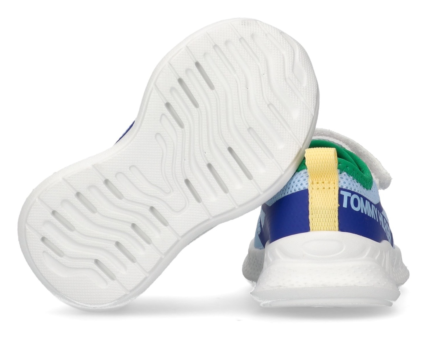 Tommy Hilfiger Sneaker, Slip-On Sneaker, Klettschuh mit großem Logoschriftzug