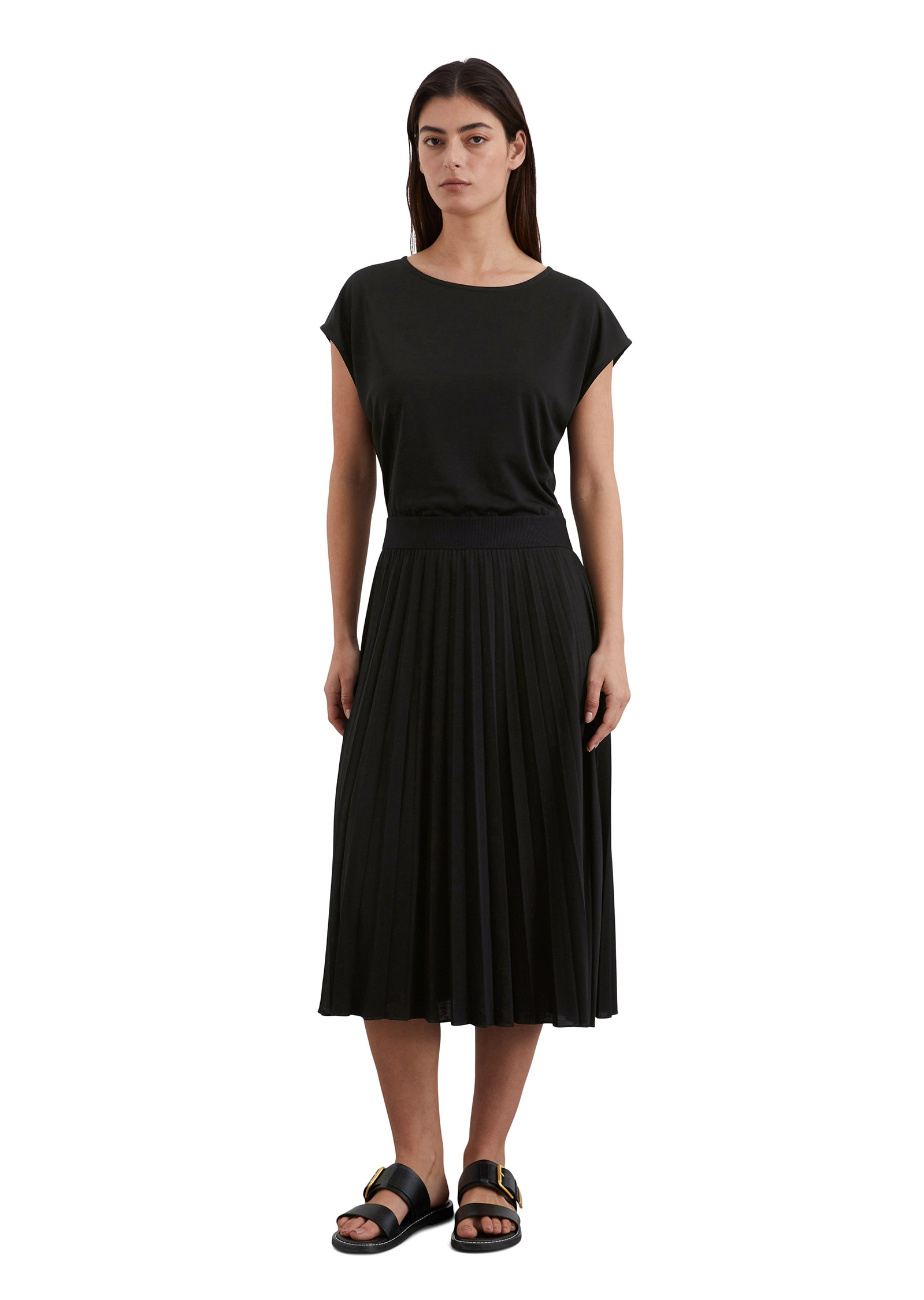 Marc O'Polo Jerseykleid »und plissiertem Rock«
