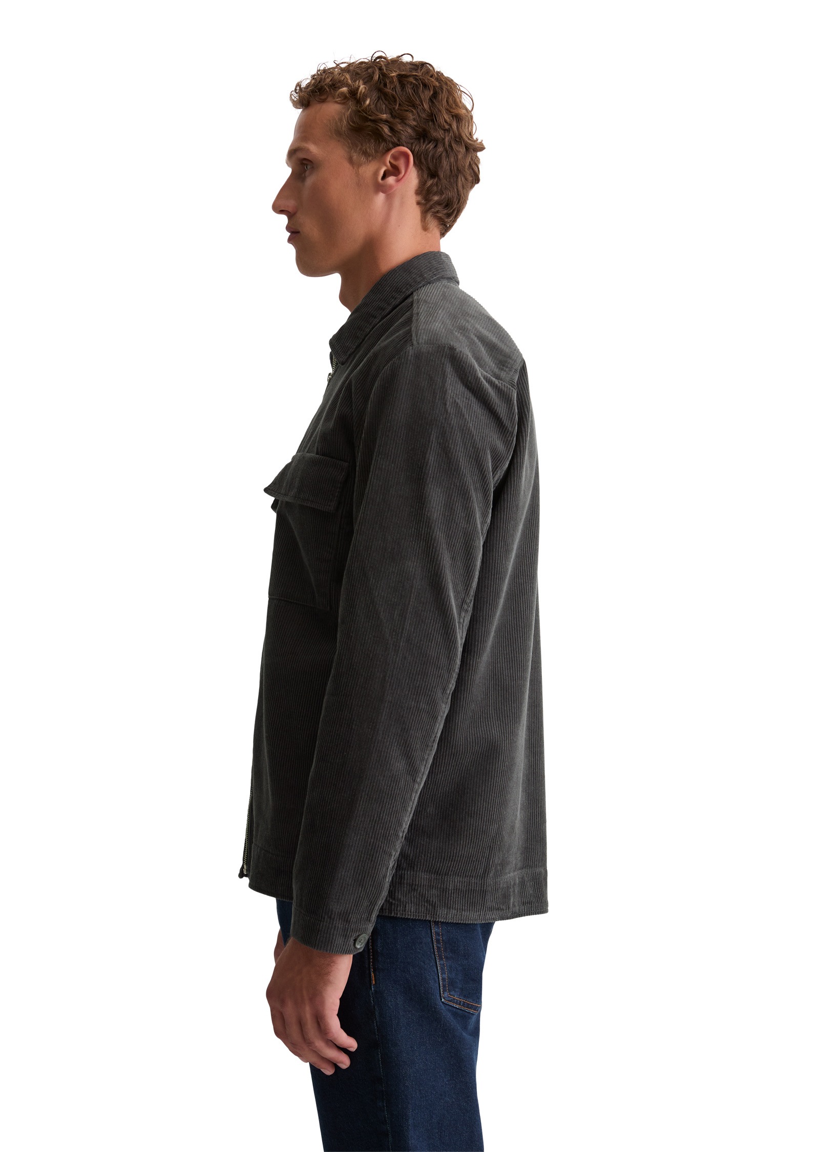 Marc OPolo Hemdjacke, Reißverschluss, Brusttaschen, Lockerer Fit günstig online kaufen