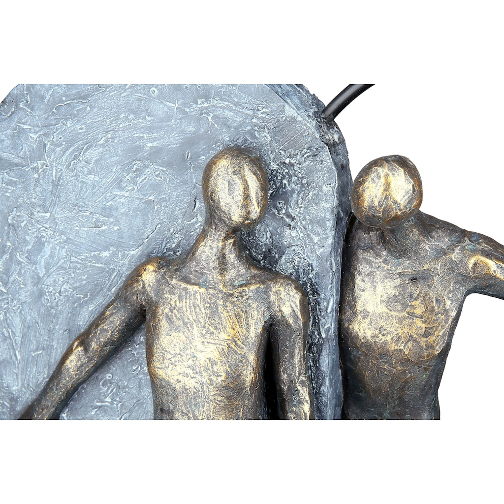Casablanca by Gilde Dekofigur »Skulptur Heartbeat, bronze/grau«