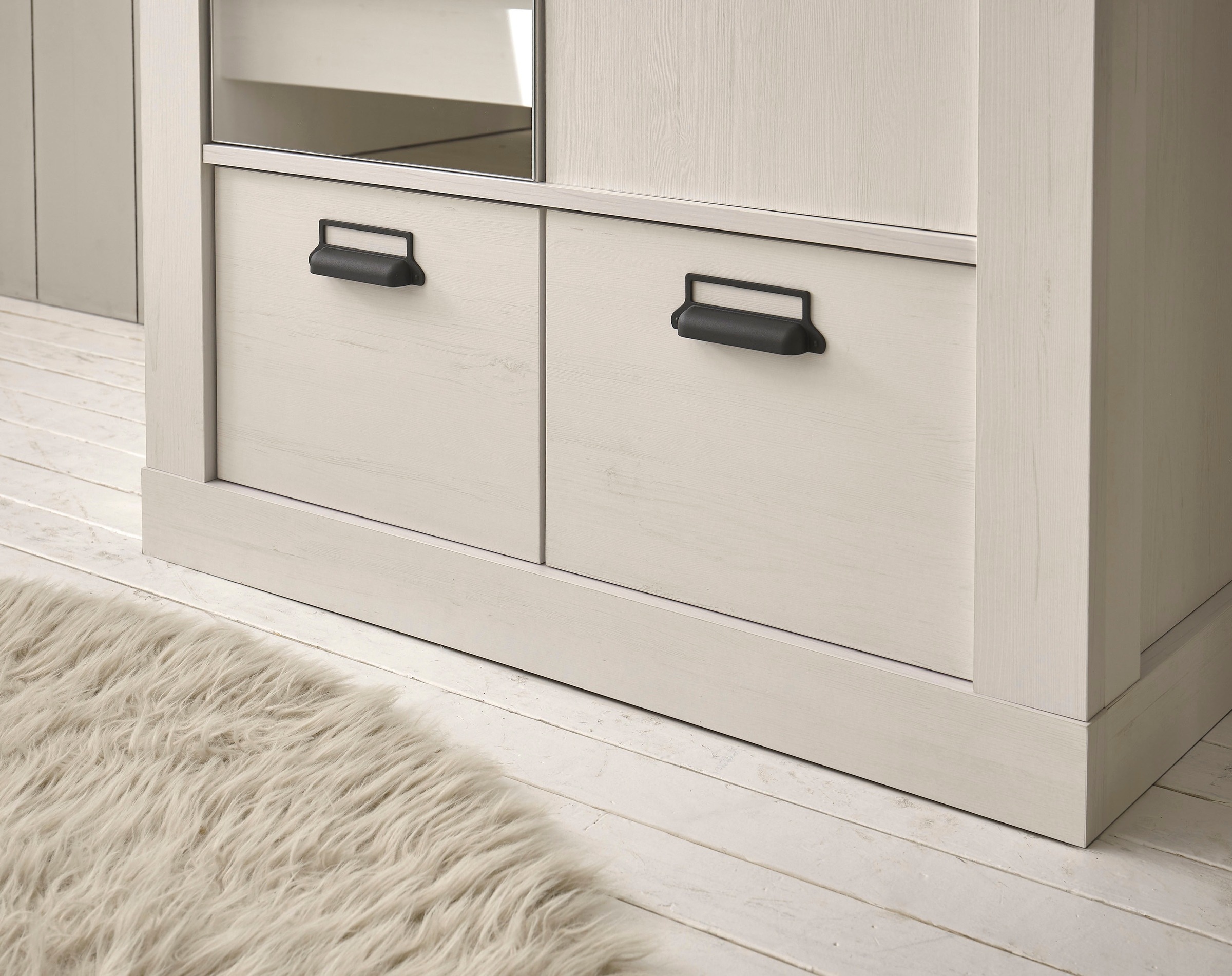 Home affaire Schlafzimmer-Set »SHERWOOD«, (3 tlg.), Liegefläche 90x200cm, Schrank 2-trg. 93cm breit