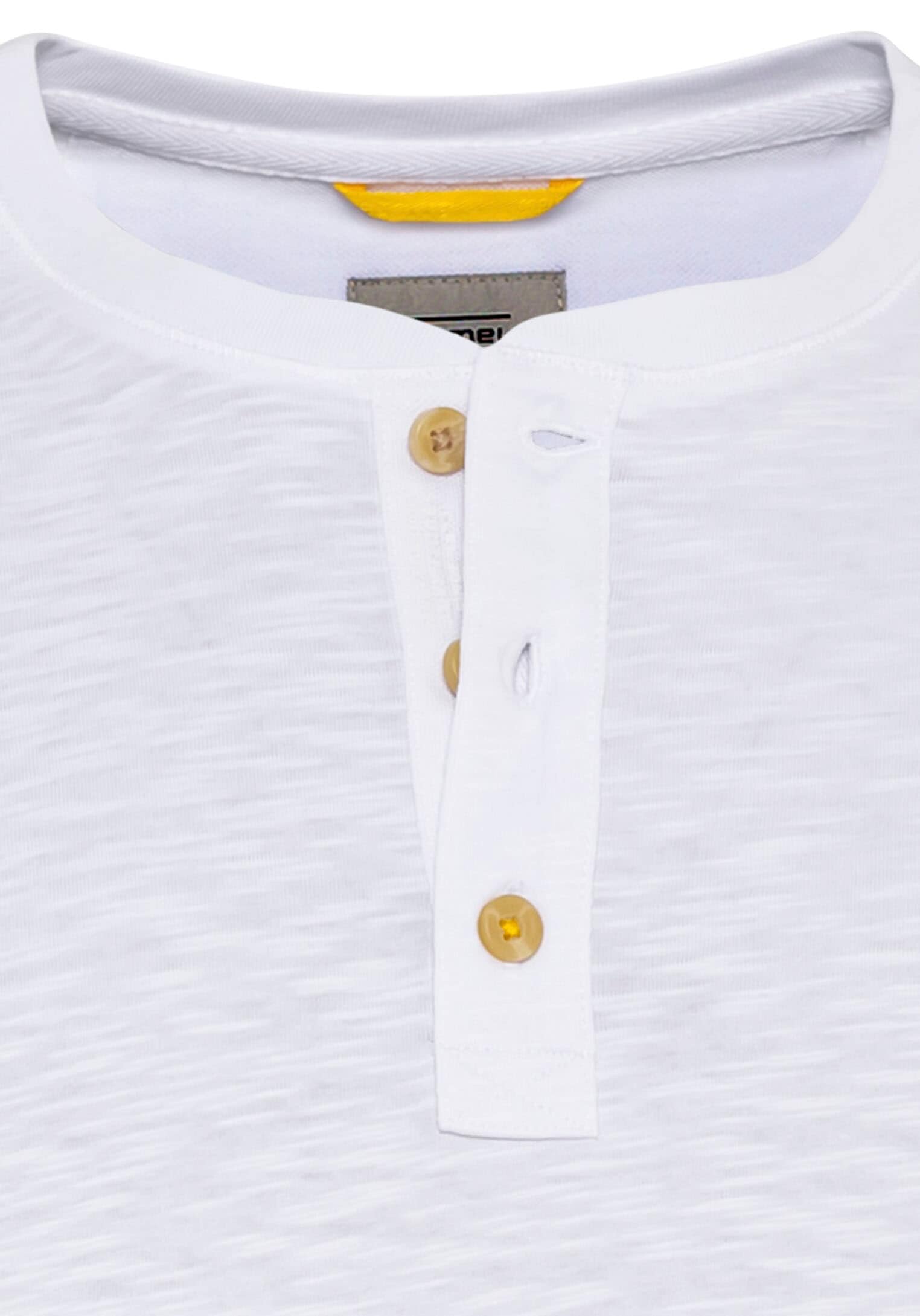 camel active T-Shirt, mit Knopfleiste