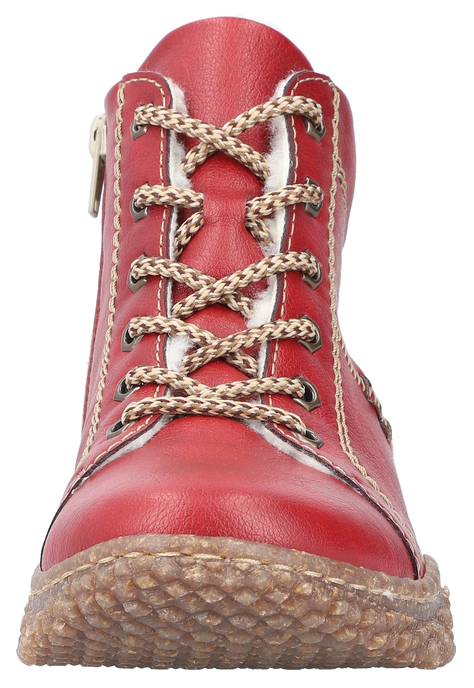 Rieker Winterboots, Schnürboots, Stiefelette, High Top Sneaker mit Innenreißverschluss