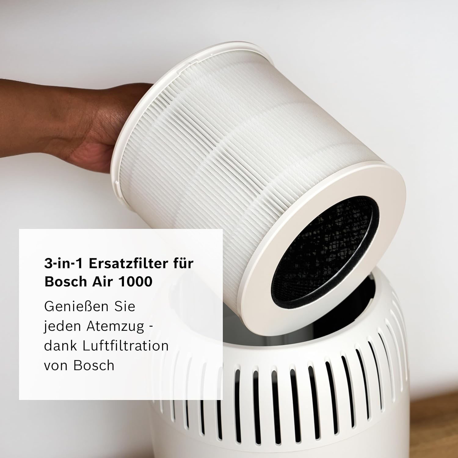 BOSCH Kombifilter »3-in-1 HEPA Filter mit Hocheffizienter Aktivkohlefilter«