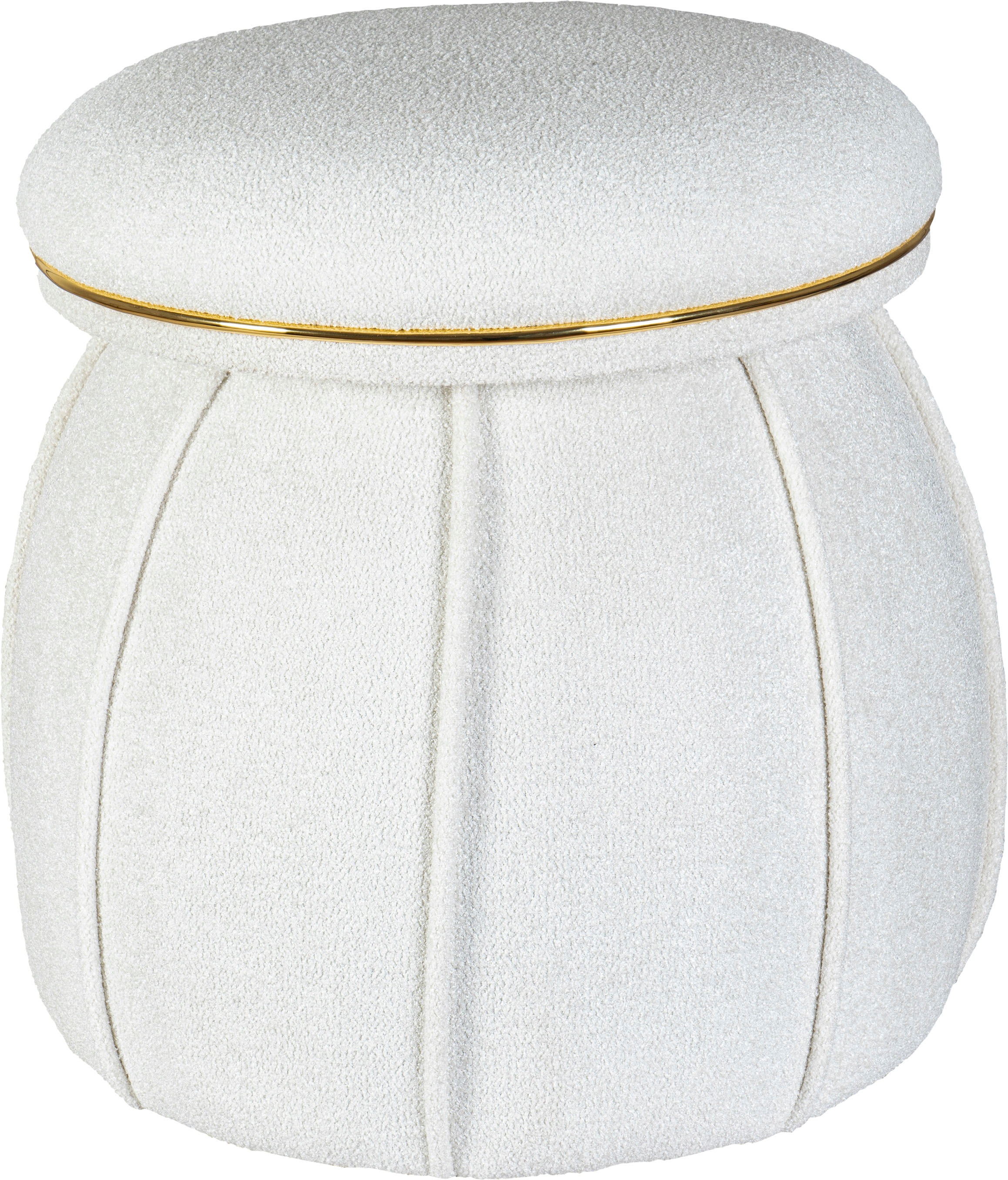 Kayoom Sitzhocker »Hocker Corin,extravagante Form,stilvolle Farben,elegant gesteppter Fuß«, (1 St.), komfortabel, hochqualitativ, pflegeleicht, sorgfältig verarbeitet