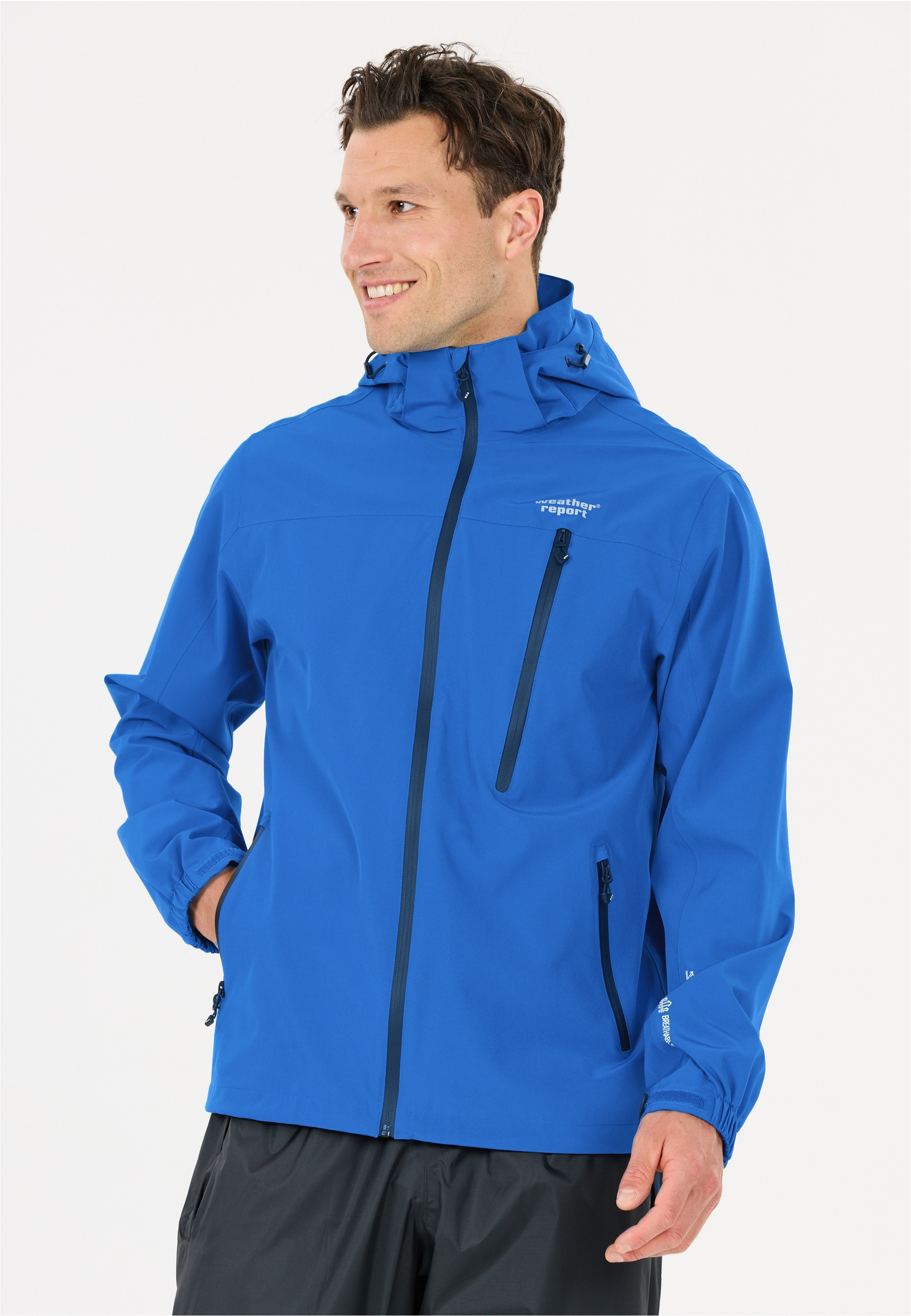 WEATHER REPORT Outdoorjacke "DELTON W-PRO15000" ist atmungsaktiv, wasser- und winddicht