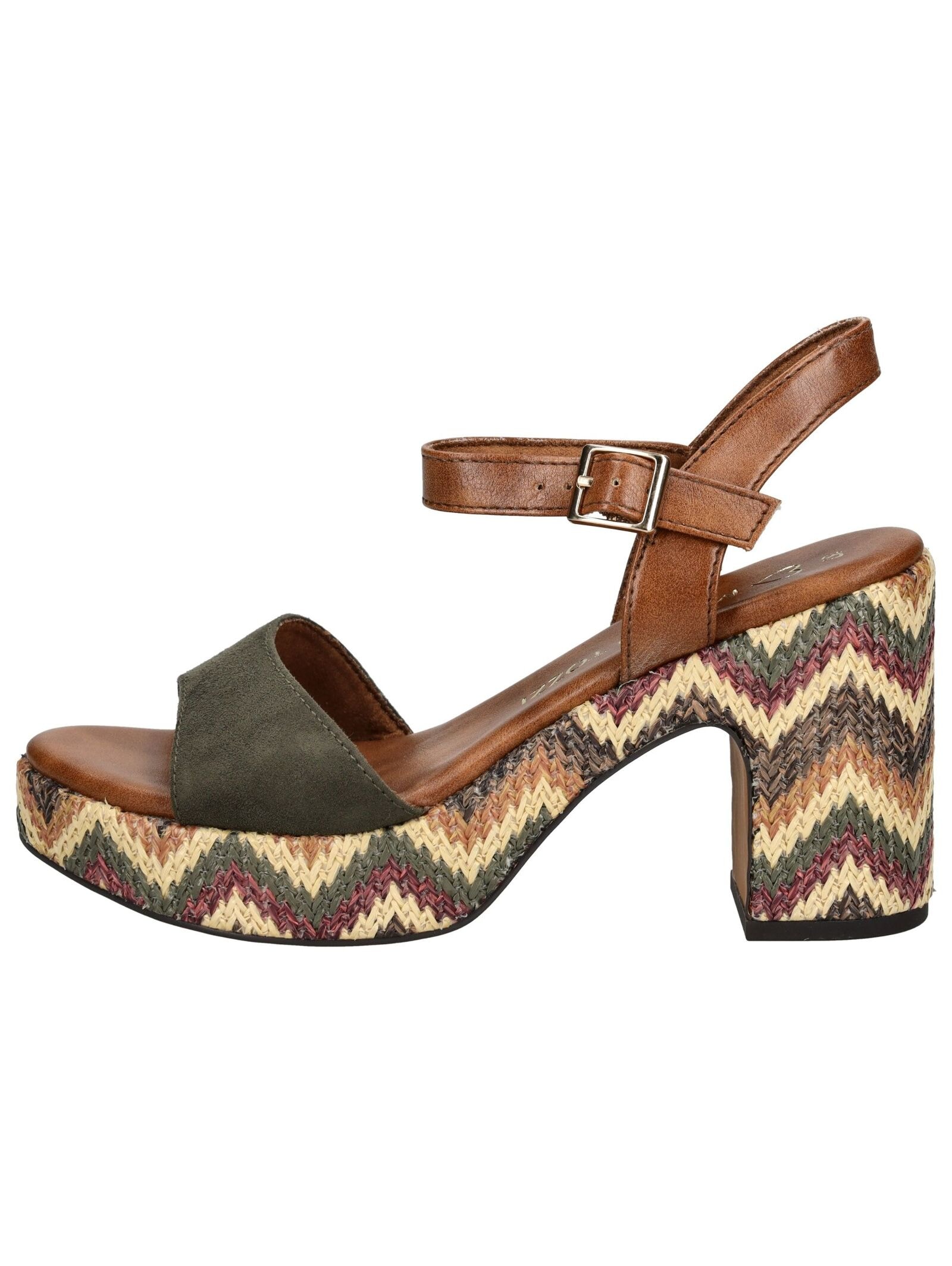 MARCO TOZZI High-Heel-Sandalette »Marco Tozzi Sandalen Lederimitat/Textil«
