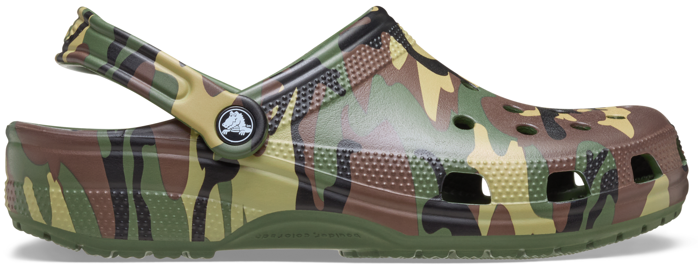 Crocs Clog »Classic«  Hausschuh, Gartenschuh, Sommerschuh im Army-Look