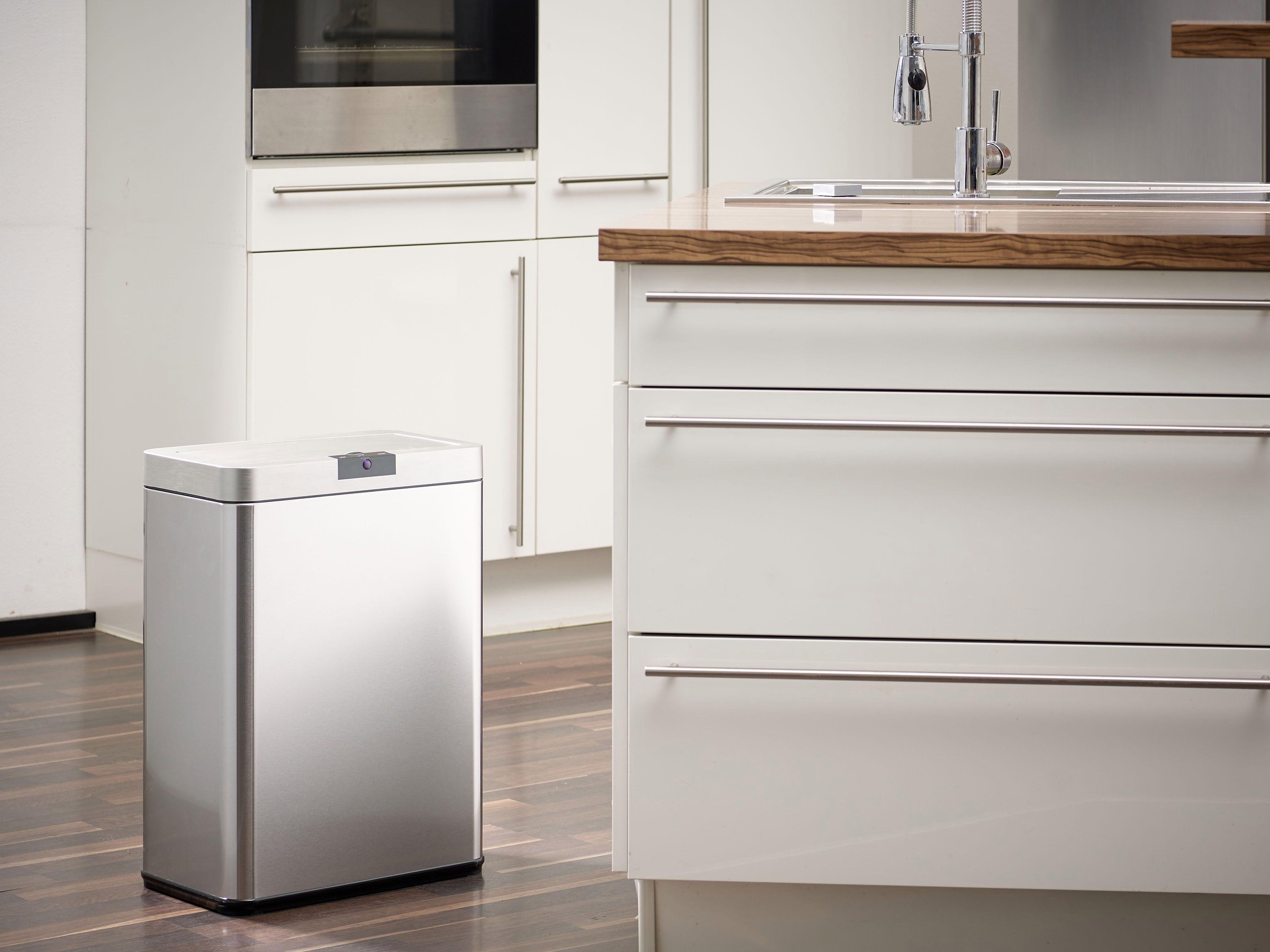 ECHTWERK Mülleimer »SQUARE«, 1 Behälter, Infrarot-Sensor, Soft Close Funktion, Fassungsvermögen 48 Liter