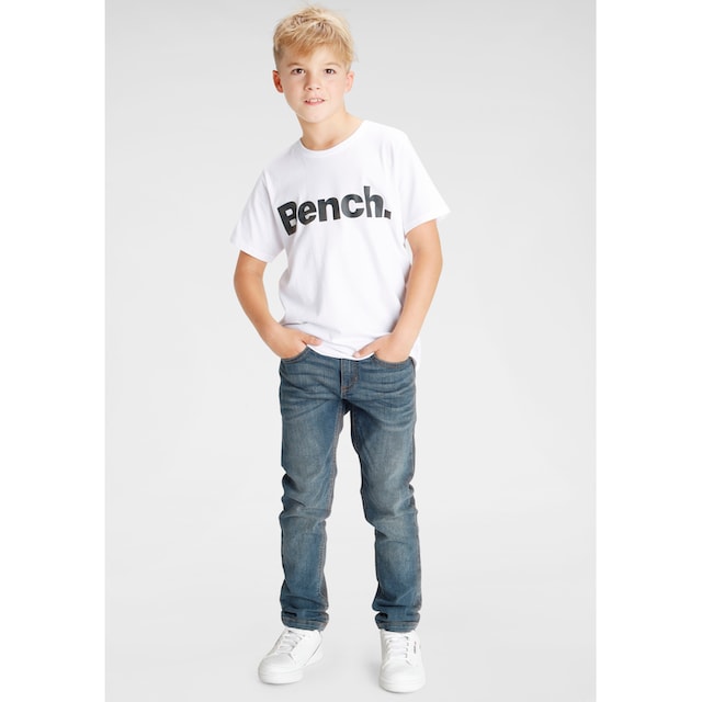 Bench. T-Shirt »Basic«, mit Brustdruck online kaufen | BAUR