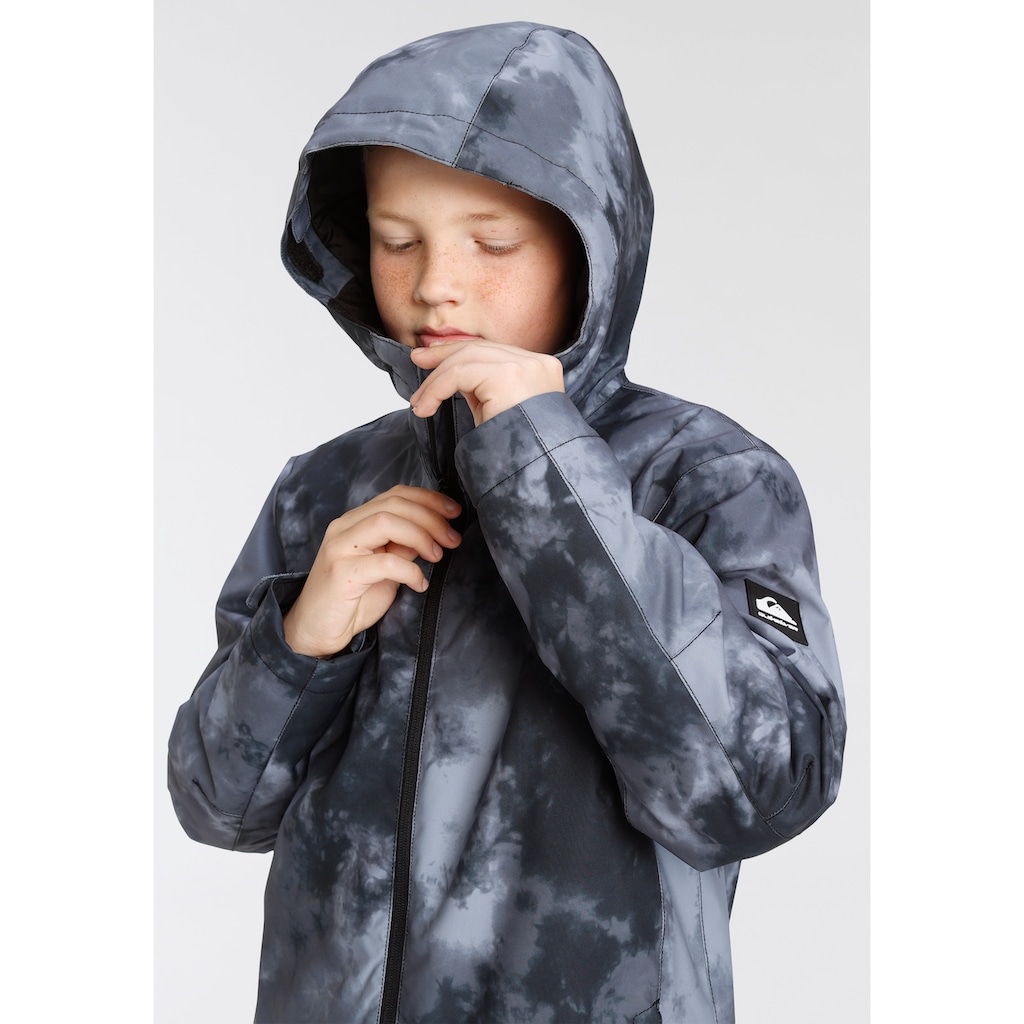 Quiksilver Outdoorjacke »MISSION PRINTED YOUTH JACKET«, mit Kapuze