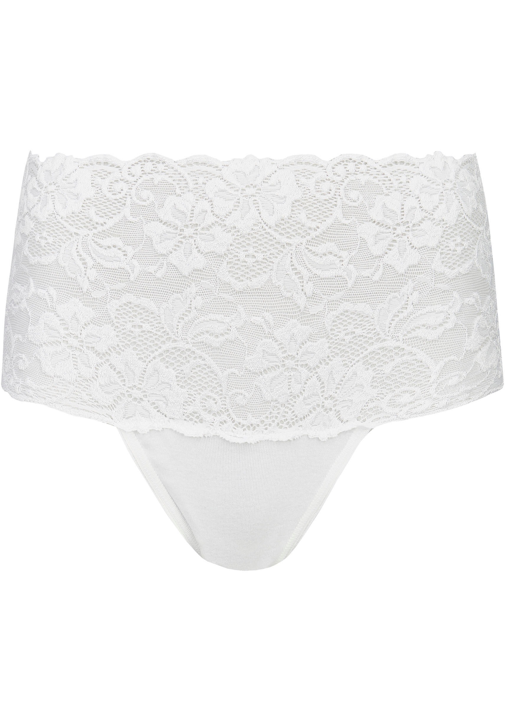 Thumbnail - Nina Von C. Taillenslip ""Fine Cotton"" 2er Pack, eng, elastisch, bequem, feminin, atmungsaktiv, breiter Bund mit Spitze