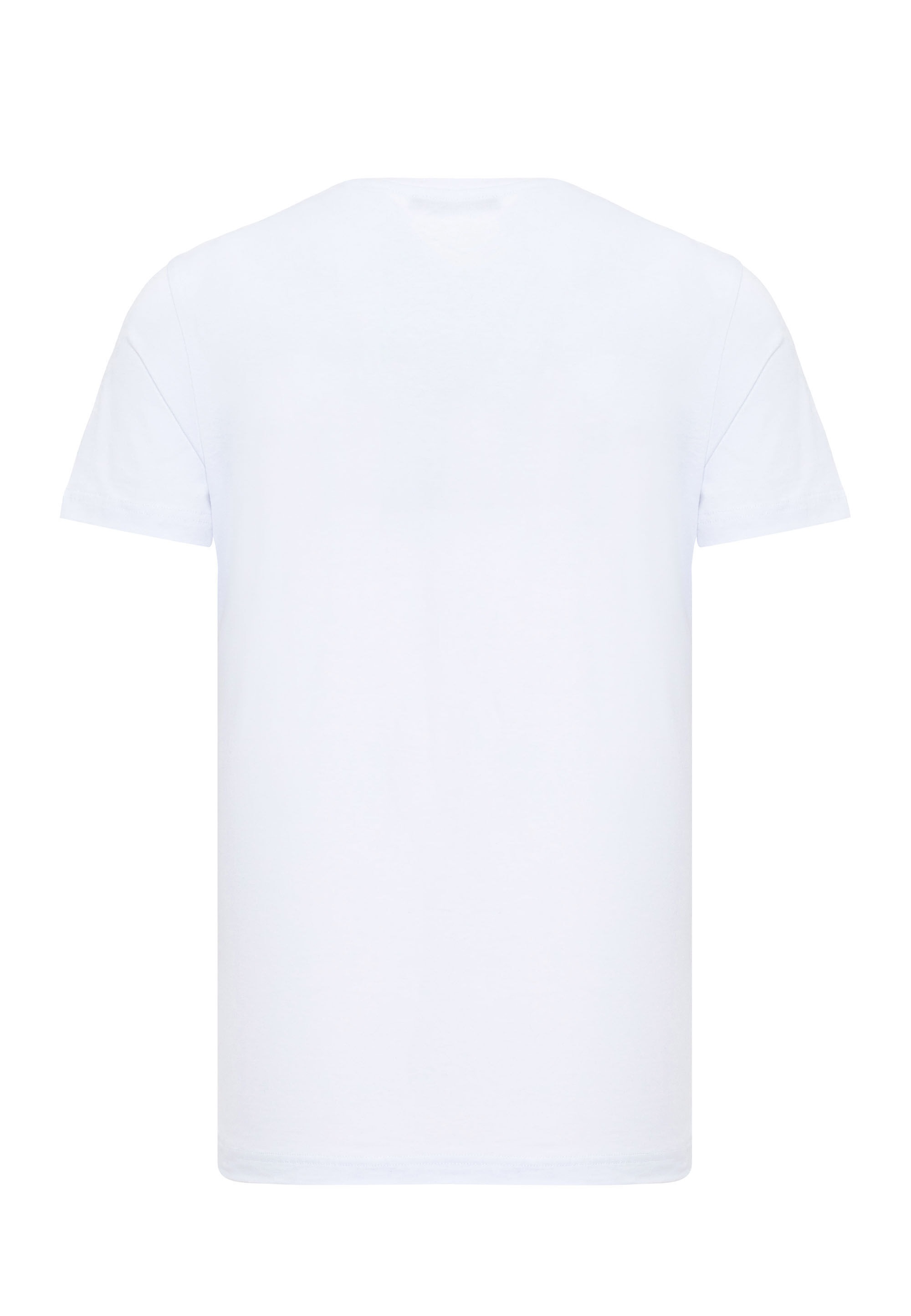 Cipo & Baxx T-Shirt »T-Shirt«, mit Rundhalsausschnitt