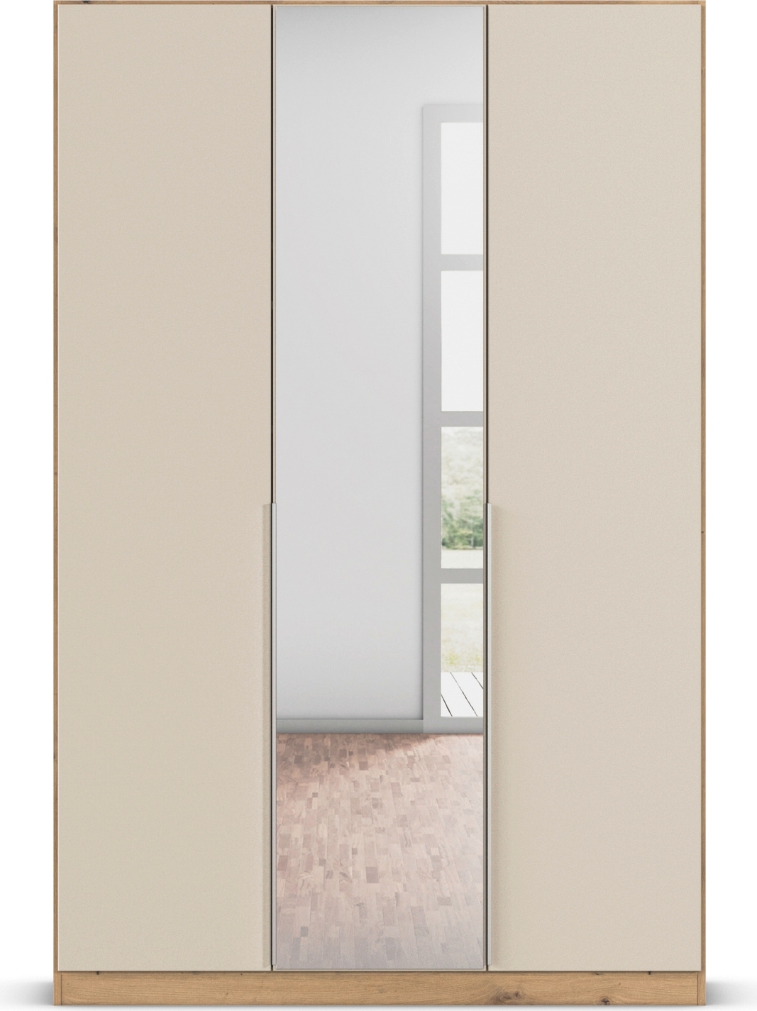 rauch Drehtürenschrank »Kleiderschrank Schrank Garderobe AGORDO mit Dekor- oder Hochglanzfront«, (in zwei Griff-Farben, Breiten 91-360 cm), durchdachte Innenausstattung, in 7 Breiten und 2 Höhen MADE IN GERMANY