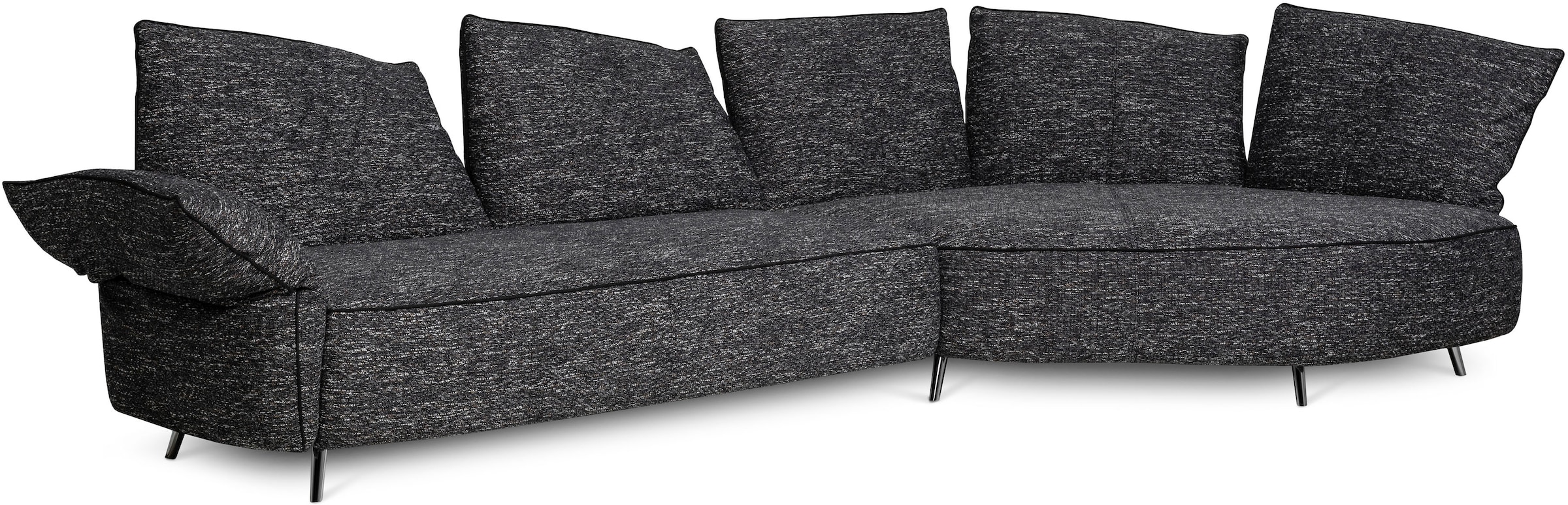 designwerk Loungesofa »Faber«, Loungesofa mit Rückenteil-und-Armteilverstellung