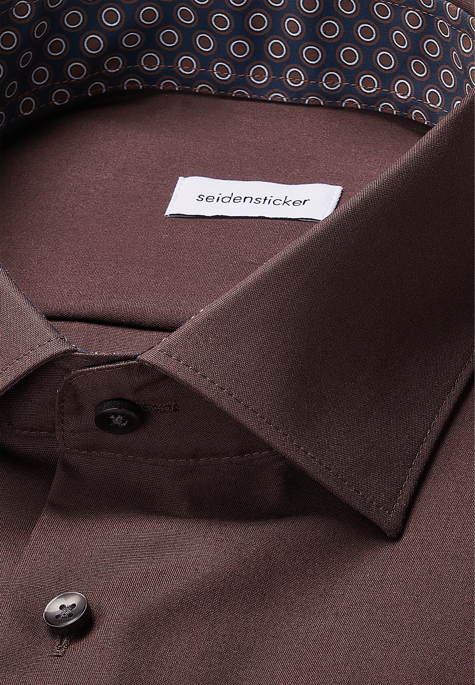 seidensticker Businesshemd »Schwarze Rose«, Slim 1/1 Kentkragen Uni