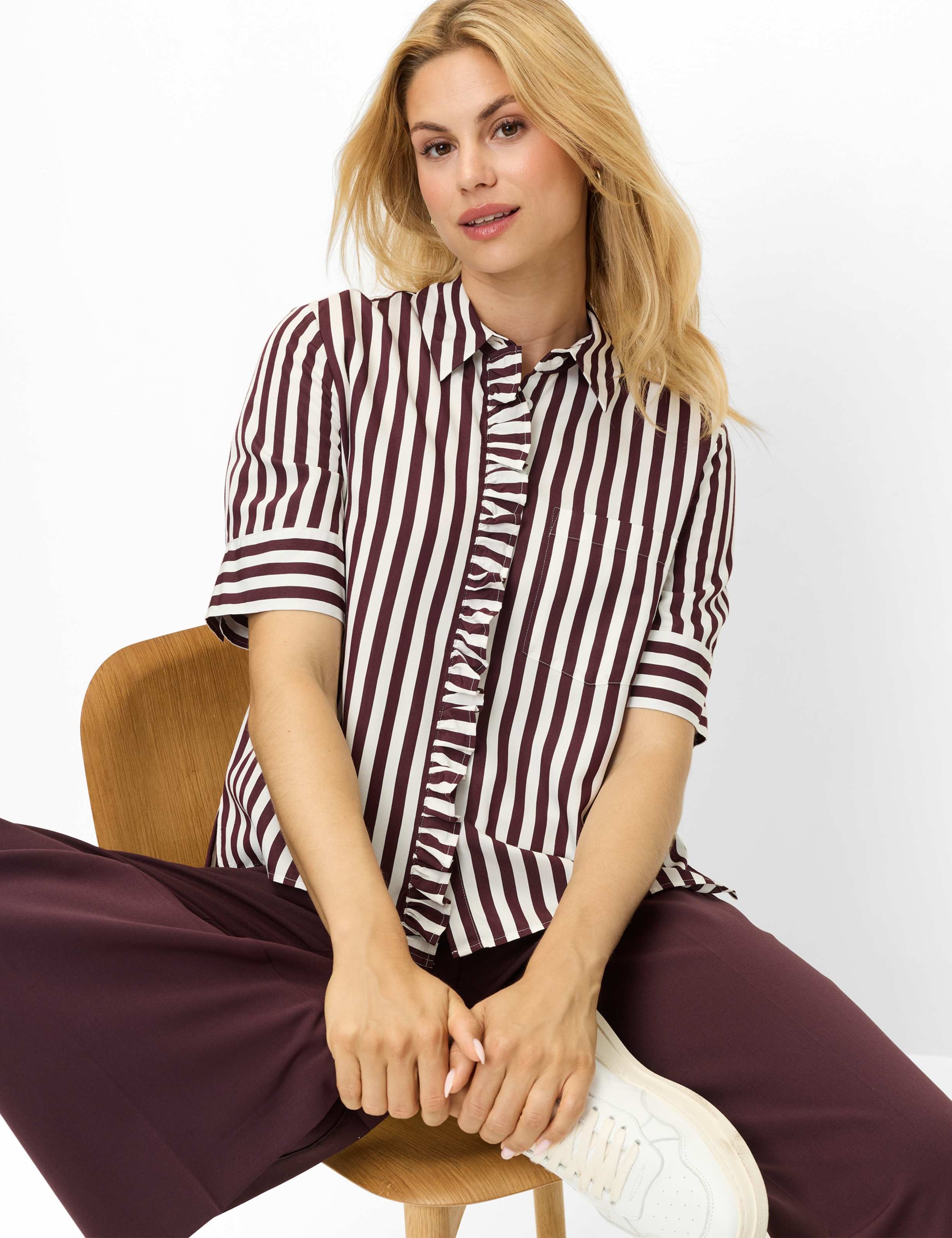 Brax Klassische Bluse »Style VICA FRIL«