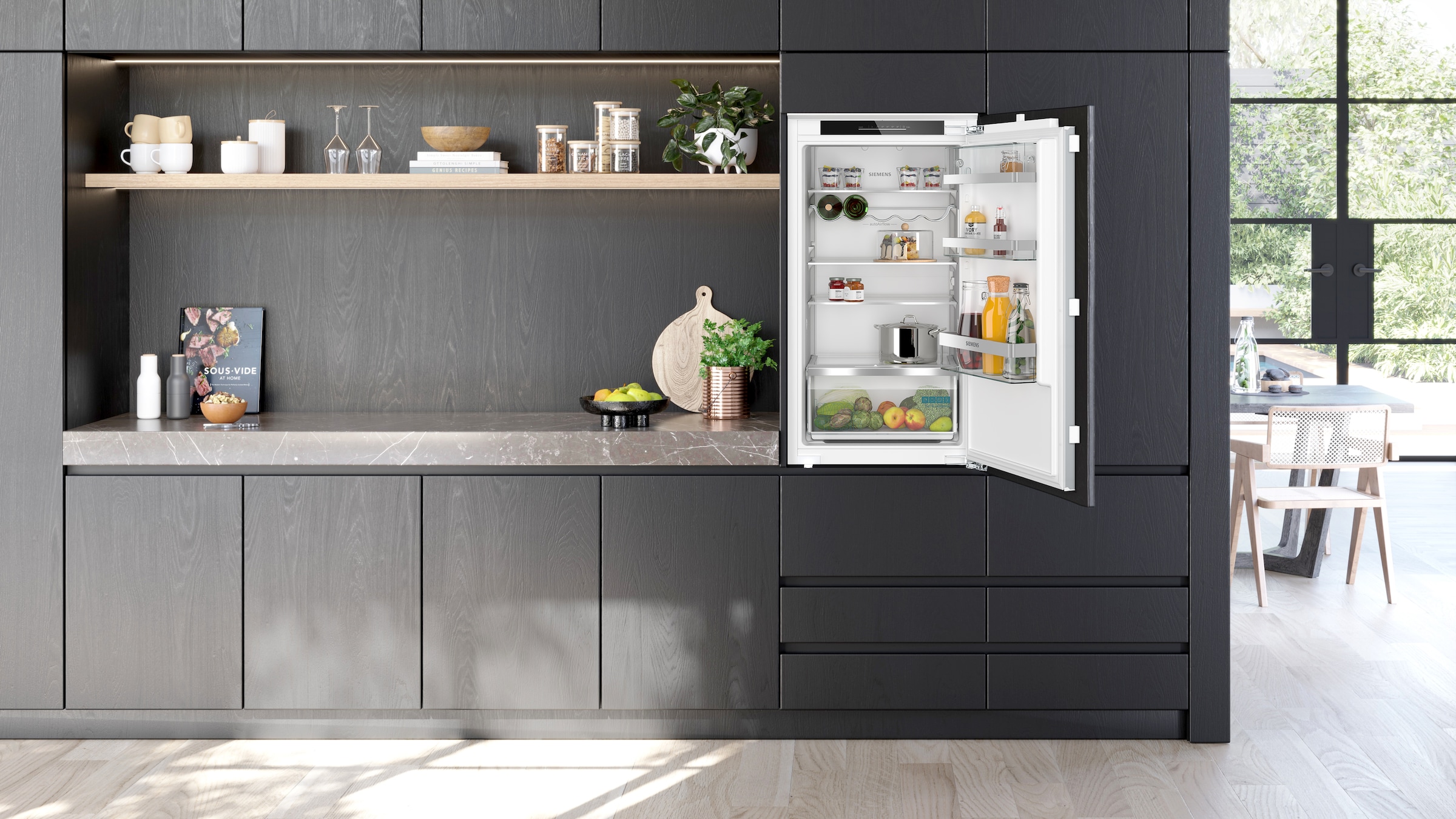SIEMENS Einbaukühlschrank »KI31RADD1«, KI31RADD1, 102,1 cm hoch, 55,8 cm  breit | BAUR