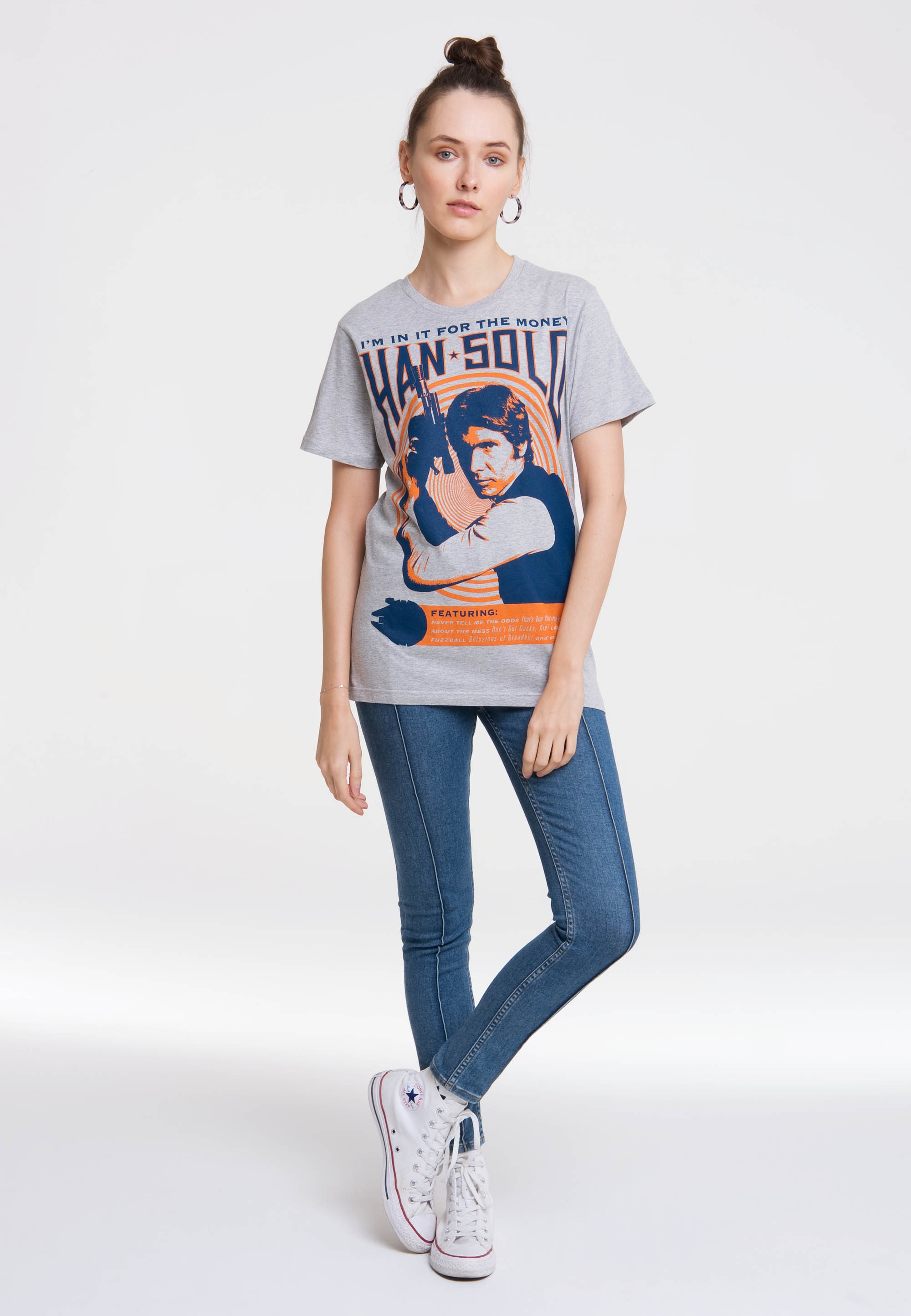 LOGOSHIRT T-Shirt »Star Wars - Han Solo - Money«, mit Han Solo-Print