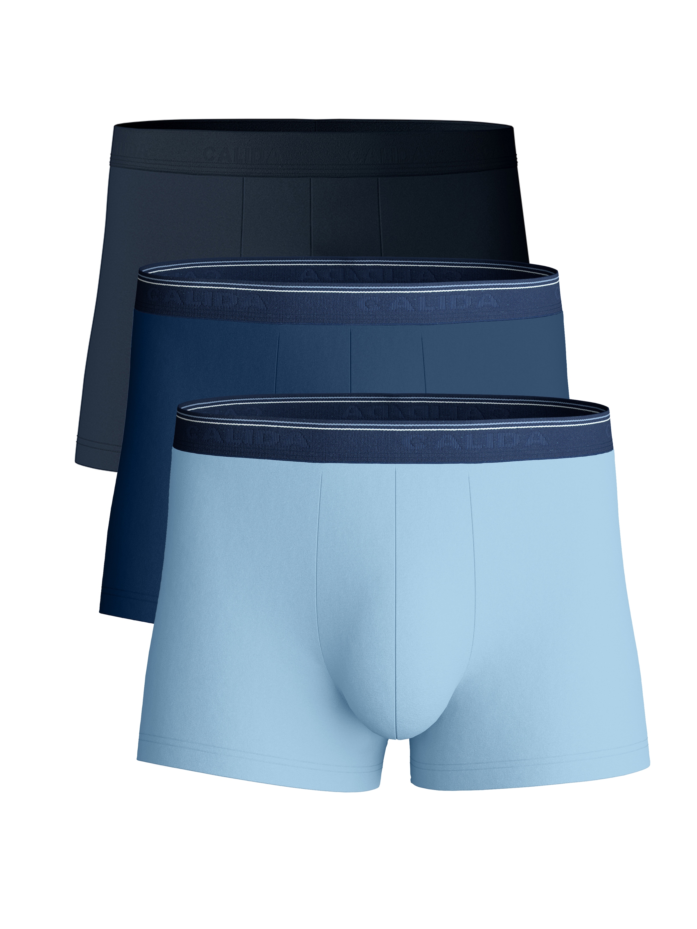 CALIDA Boxershorts "Natural Benefit" 3er Pack, Single Jersey-Qualität, elas günstig online kaufen