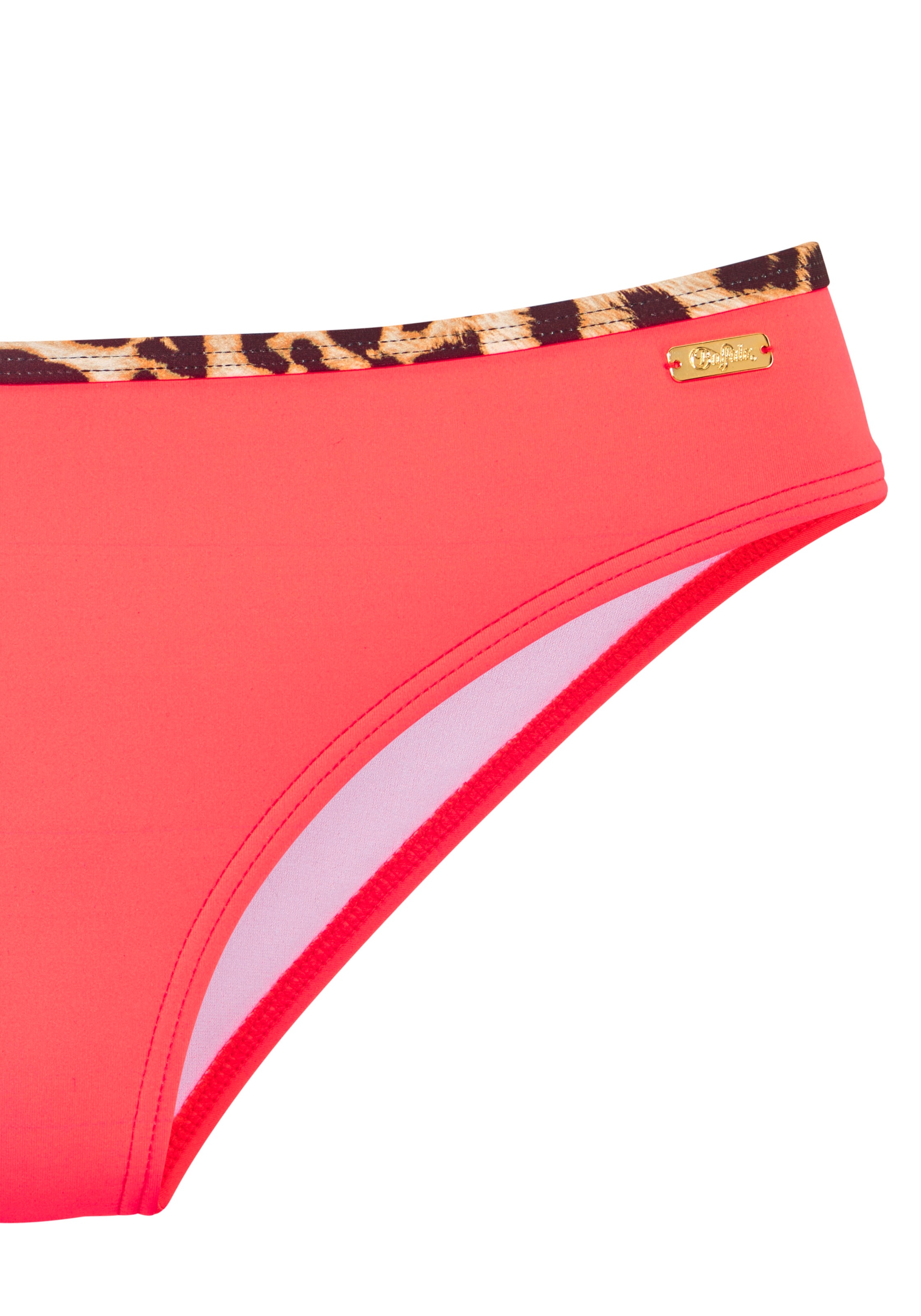 Buffalo Bikini-Hose »Lovisa« mit Animalprint in Kontrastdetails