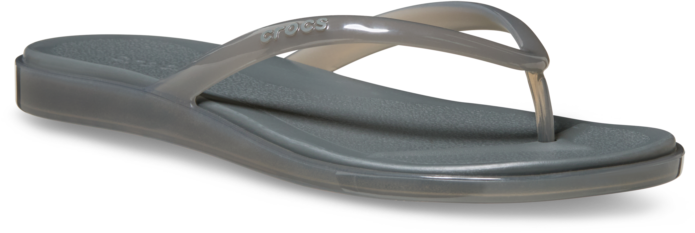 Crocs Zehentrenner "Miami Jelly Round Toe Flip" Sommerschuh, Urlaubsschuh, Strandschuh mit Zehensteg