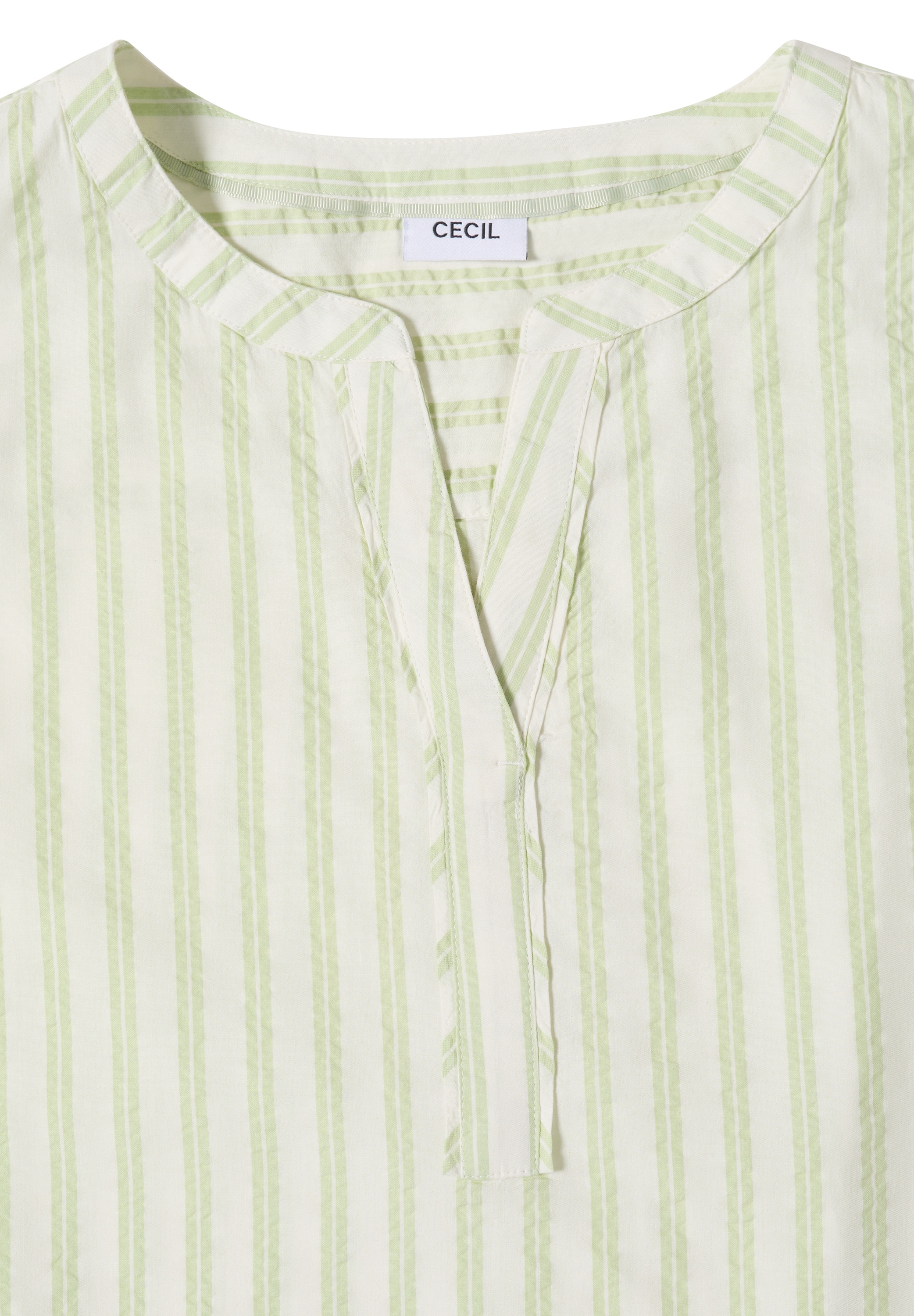 Cecil Blusentop mit gestreiftem Seersucker-Look