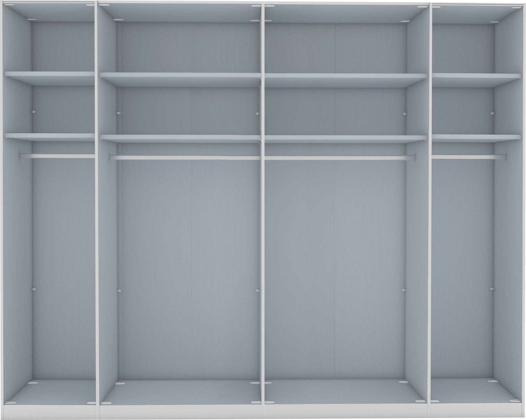 Thumbnail - WIEMANN Drehtürenschrank "Monaco", mit Teil-Glasfront sowie hochwertige Beschläge inkl. Dämpfung