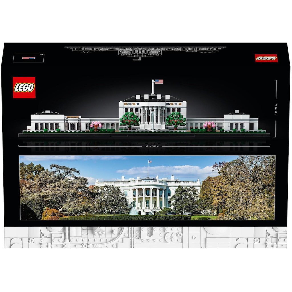 LEGO® Konstruktionsspielsteine »Das Weiße Haus (21054), LEGO® Architecture«, (1483 St.)