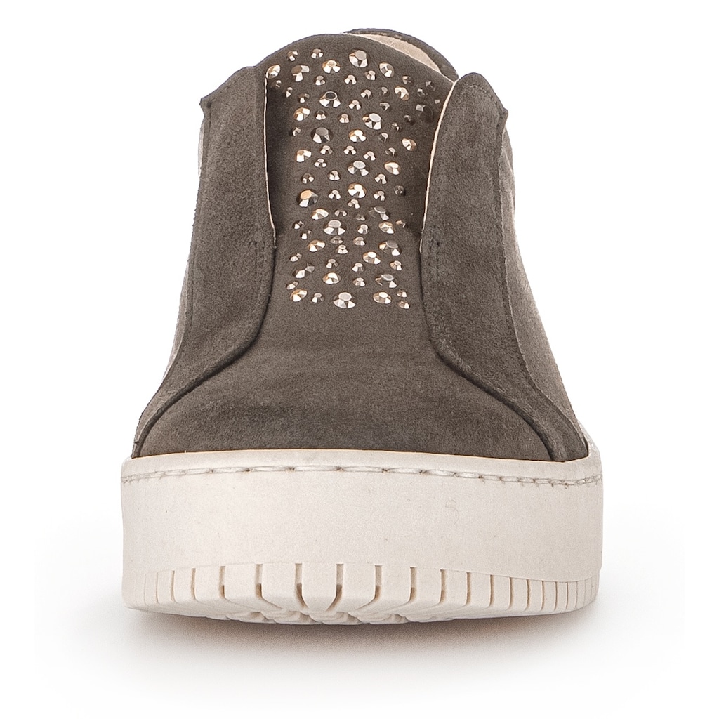 Gabor Slip-On Sneaker, mit glänzenden Nieten besetzt