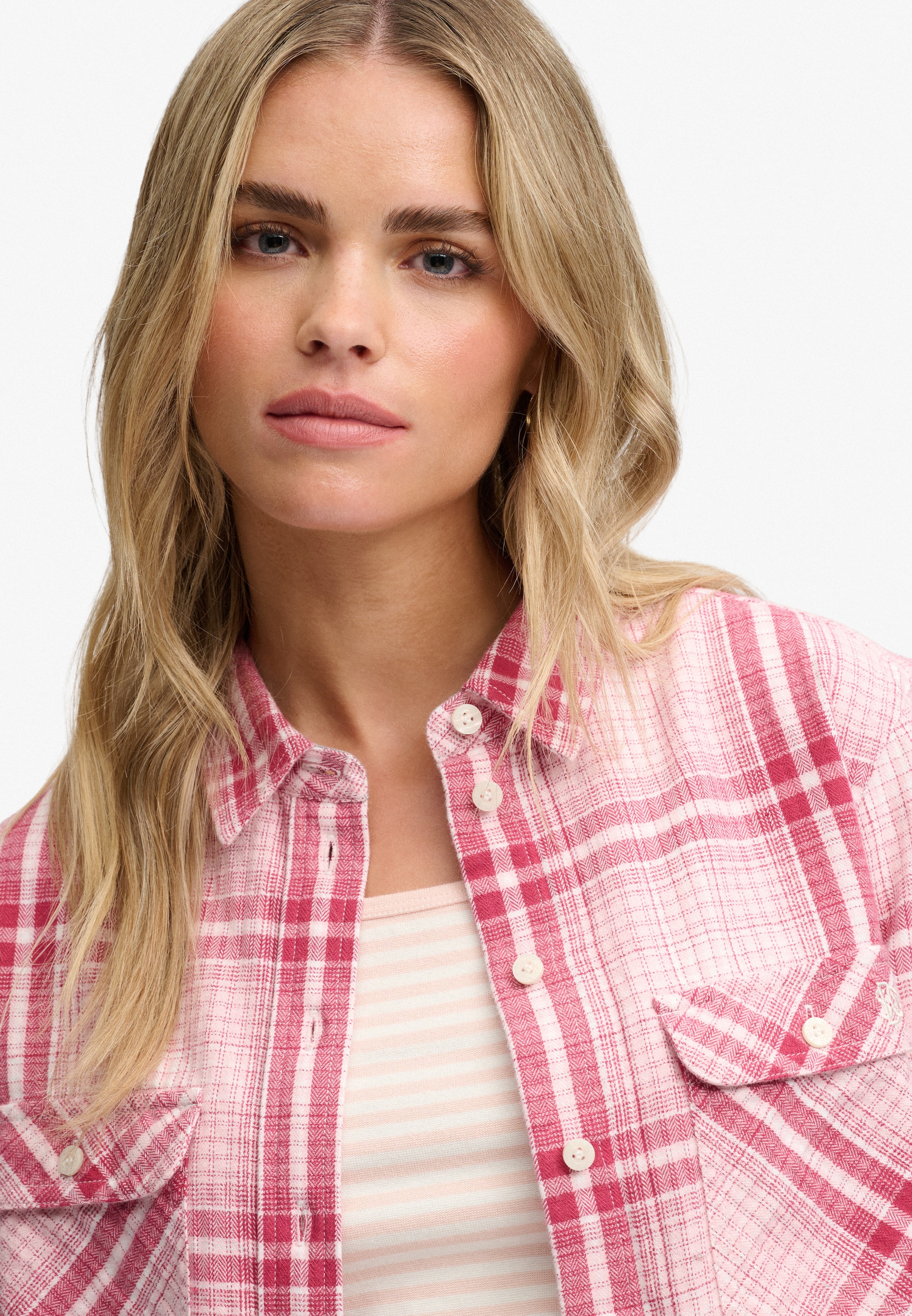 Superdry Karobluse »LUMBERJACK CHECK FLANNEL SHIRT« Baumwolle, relaxed fit, aus weichem Flanell