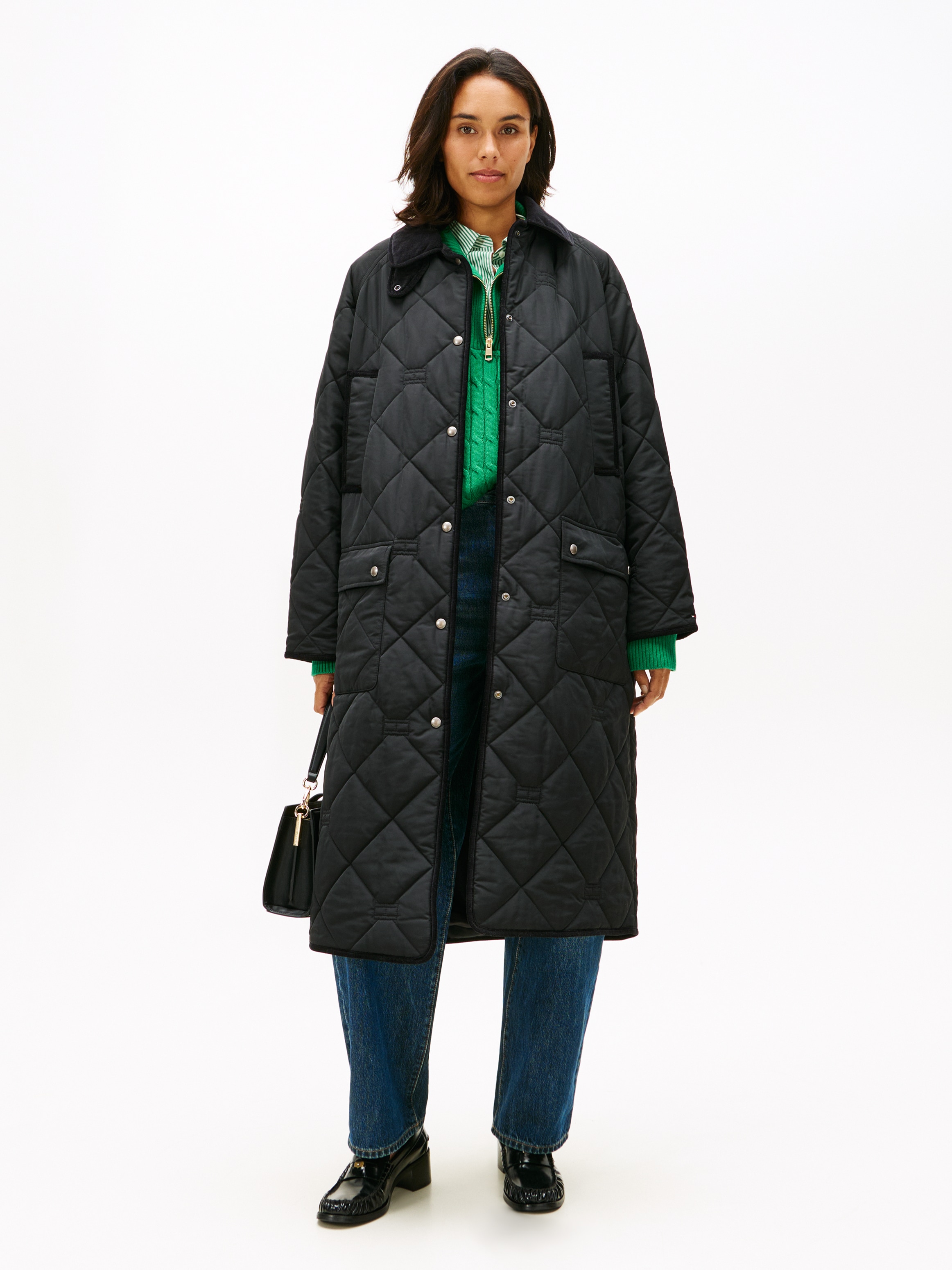 Tommy Hilfiger Steppmantel "PADDED FLAG QUILTED COAT" günstig online kaufen