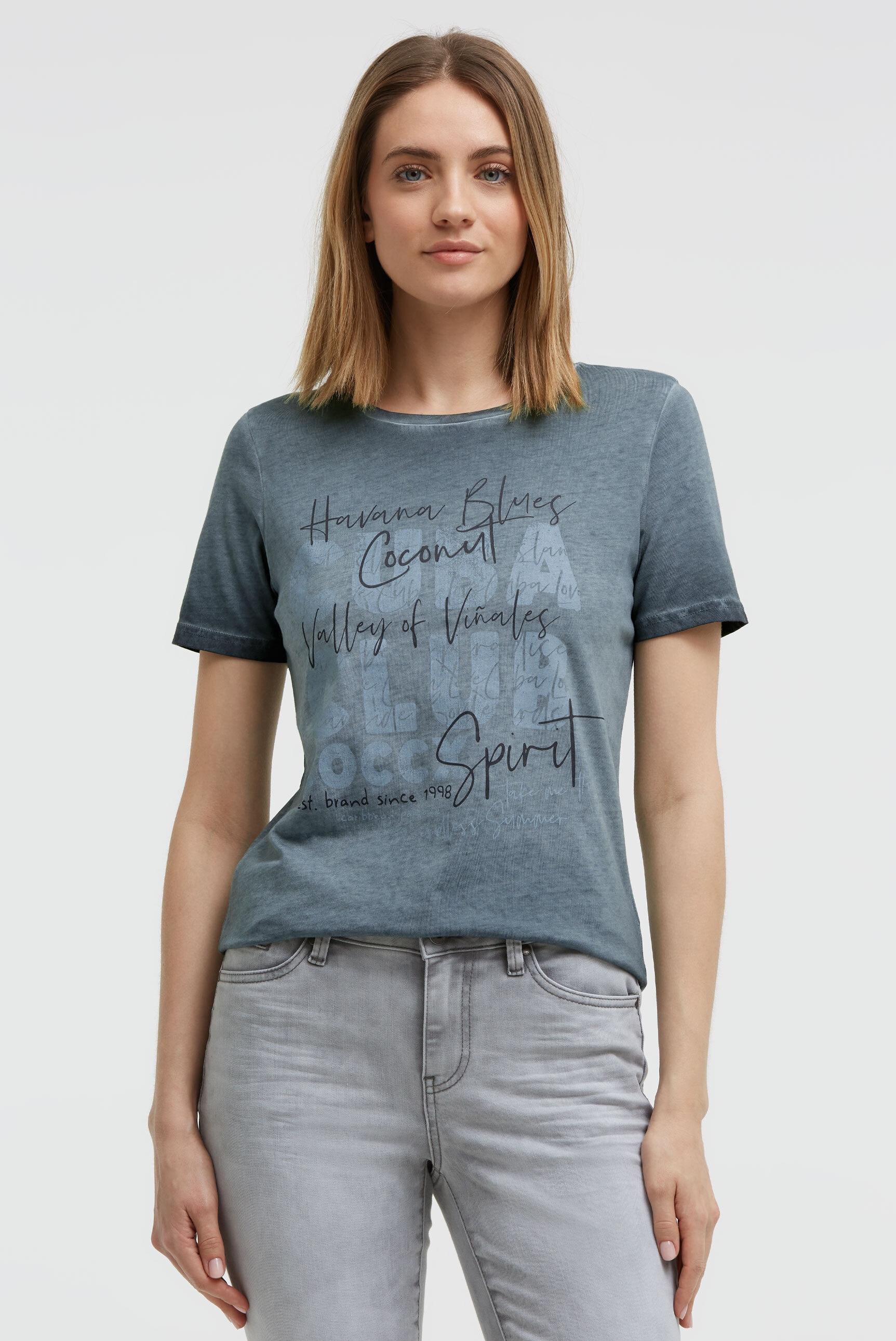 SOCCX Rundhalsshirt mit Necktape
