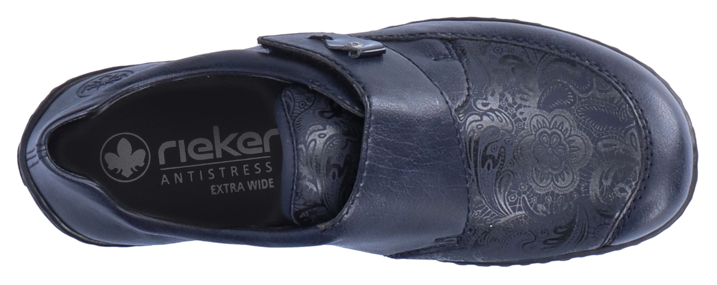 Rieker Klettschuh, mit dezentem Paisley-Muster