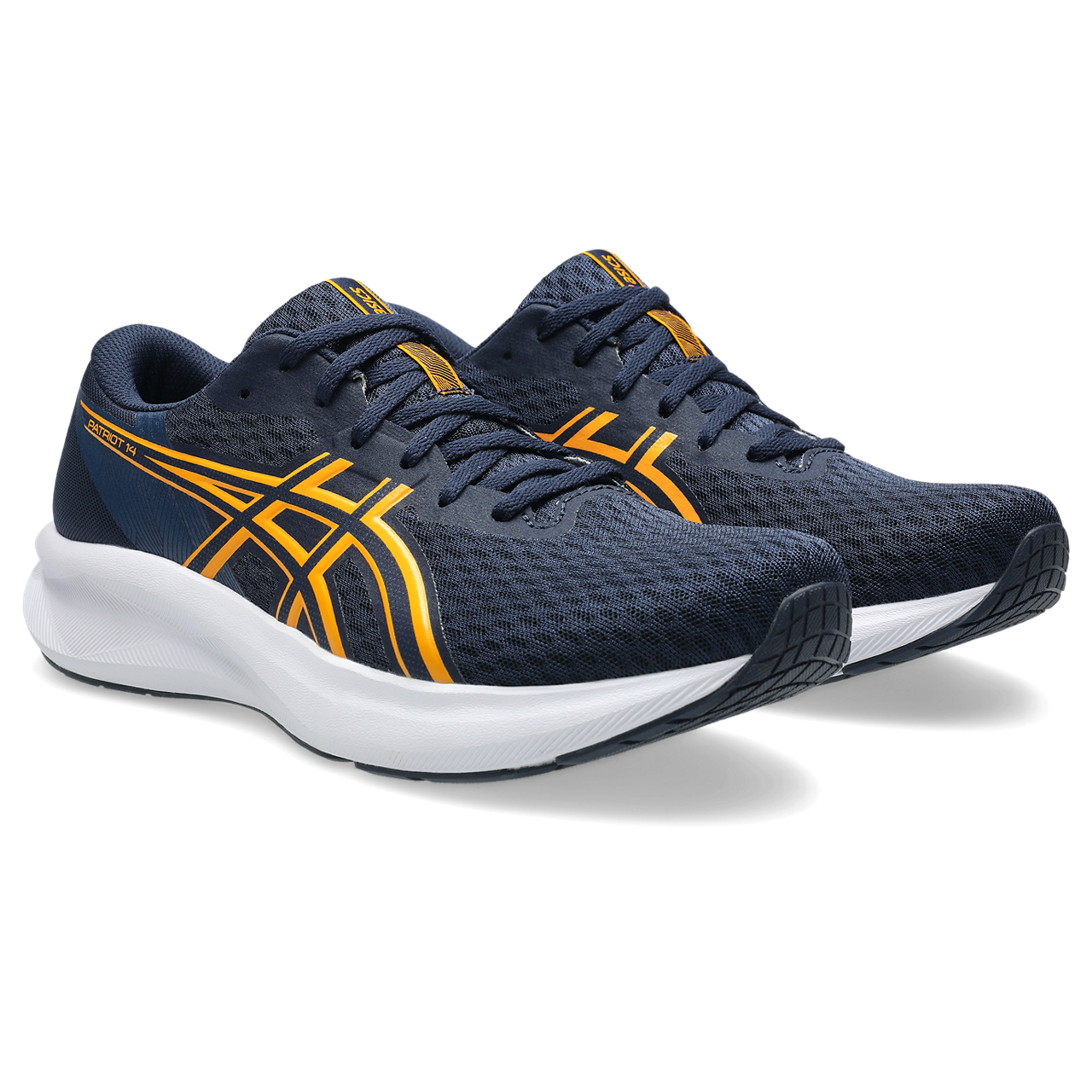 Asics Laufschuh "PATRIOT 14" atmungsaktives Mesh-Obermaterial, Energiegeladene Mittelsohle
