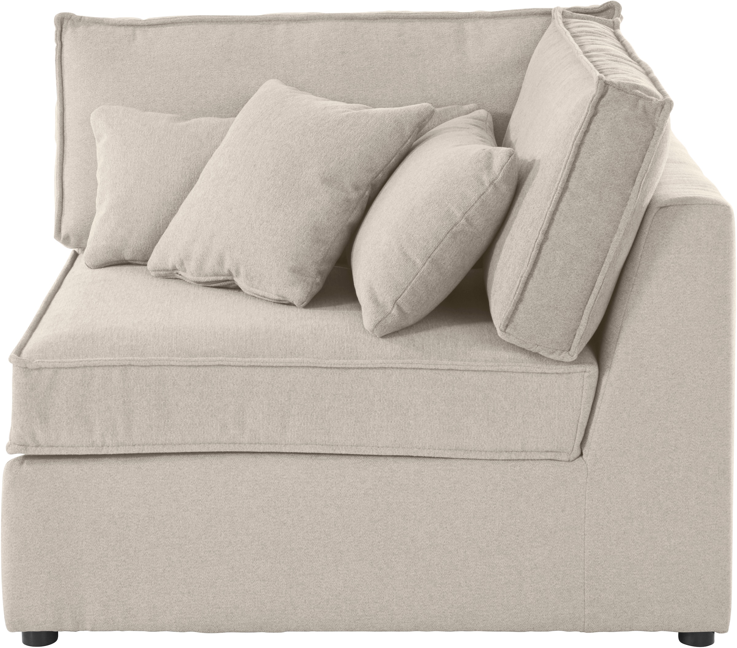 Sofa-Eckelement auch »Florid«, Teil fester | Cord eines Sitzkomfort, RAUM.ID BAUR in Modulsofas,
