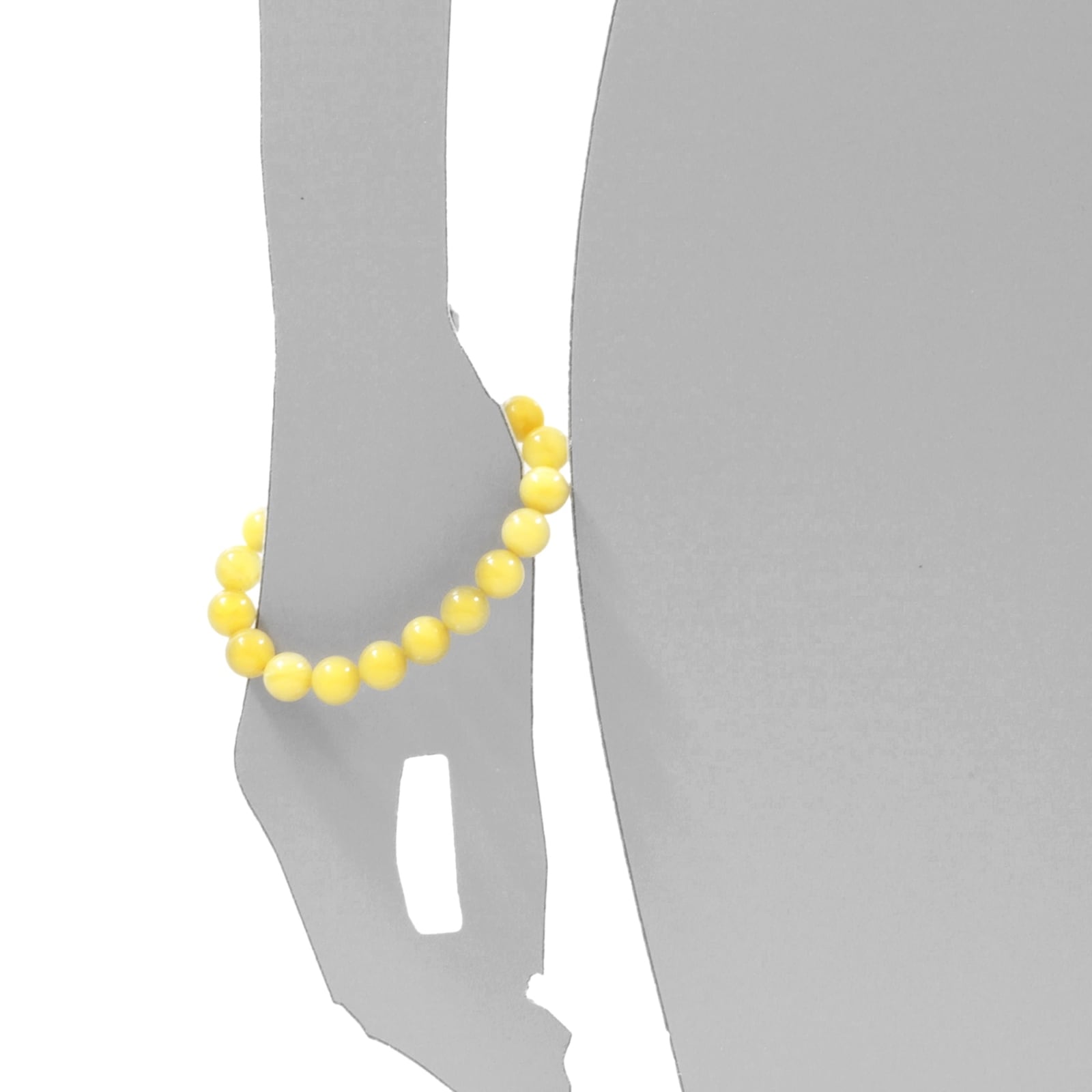 OSTSEE-SCHMUCK Armband »- Kugel 10 mm - Bernstein -,«