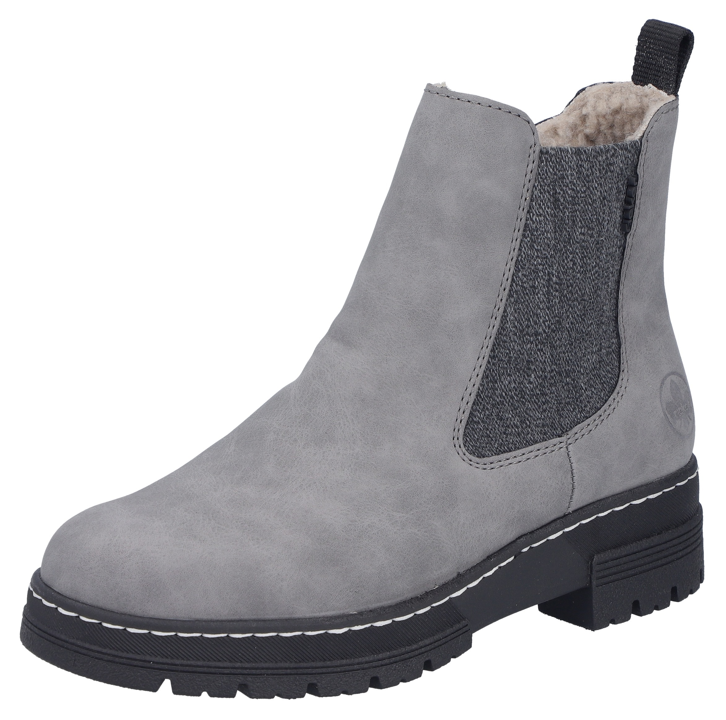 Rieker Chelseaboots, Winterstiefelette, Winterboots, Blockabsatz, mit Stret günstig online kaufen