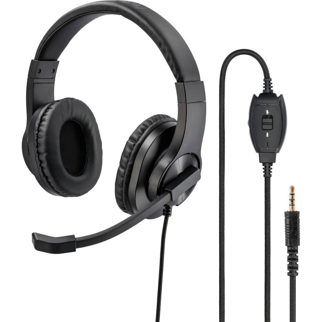 Hama Headset »PC-Office-Headset "HS-P350", Stereo, Schwarz«