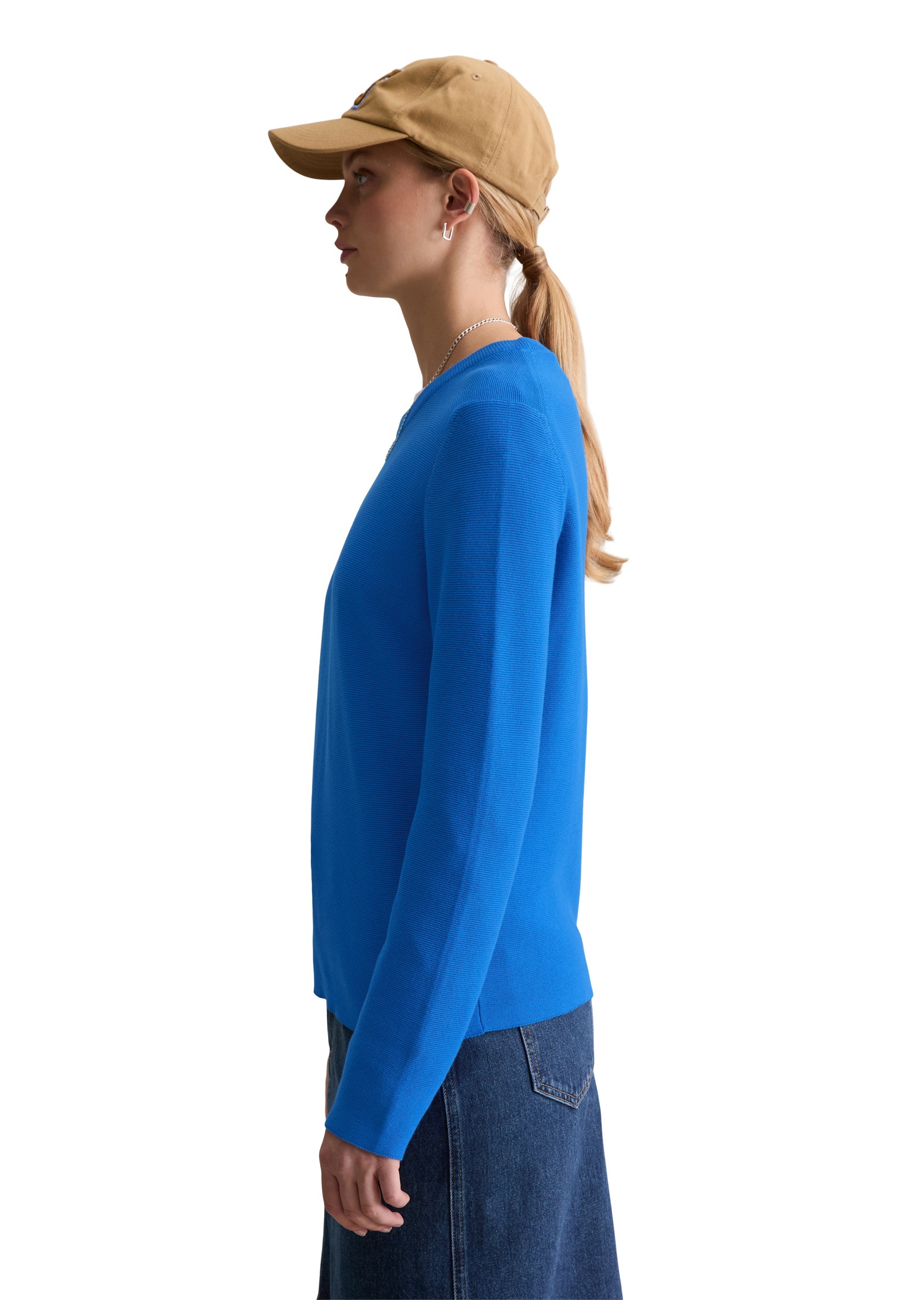 Marc O'Polo DENIM Strickpullover »aus reinem Organic Cotton«