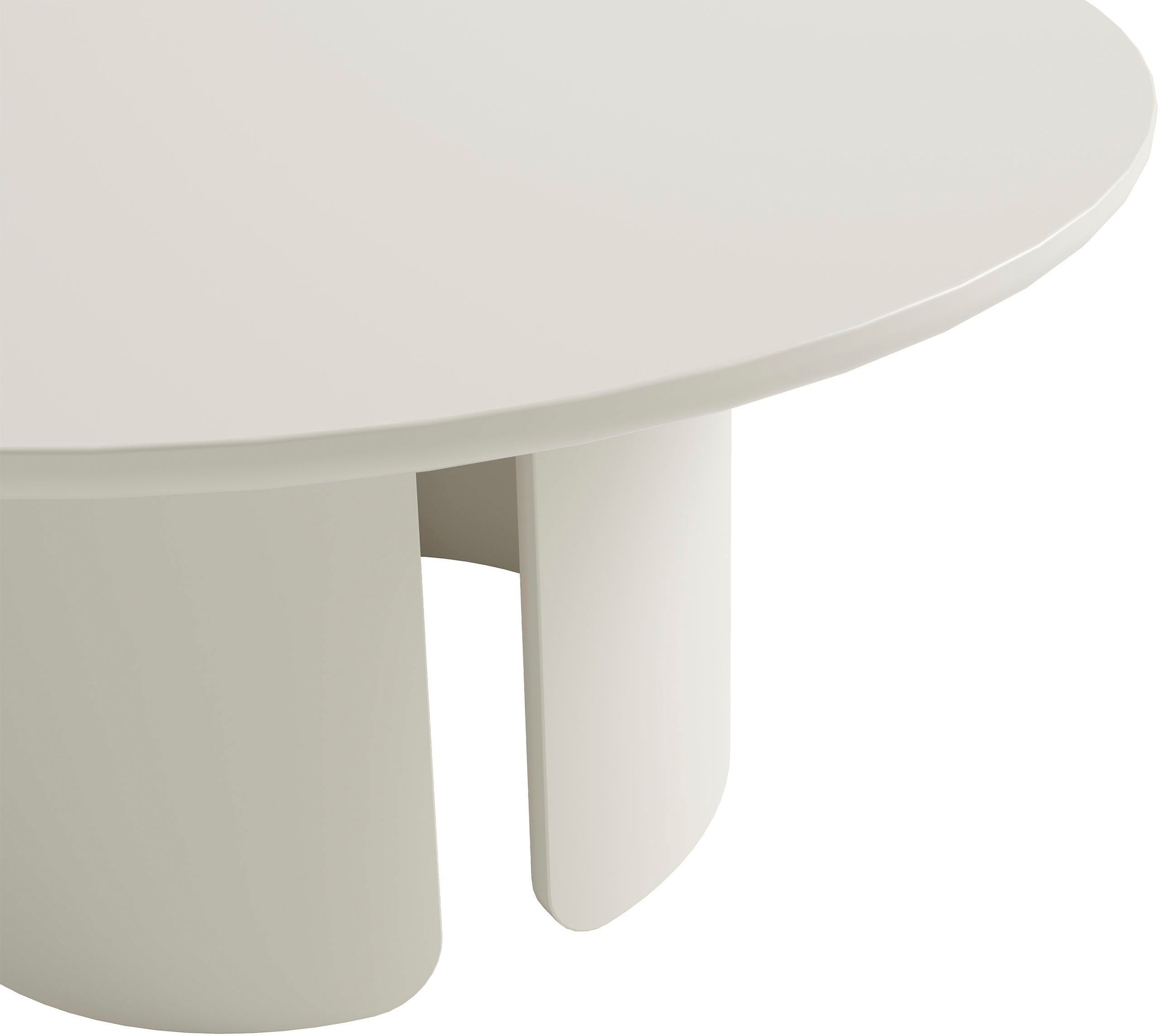 SCHÖNER WOHNEN-Kollektion Couchtisch »MOLDE« 1 Stk. tlg. 80 cm, mit variabel montierbarem Untergestell