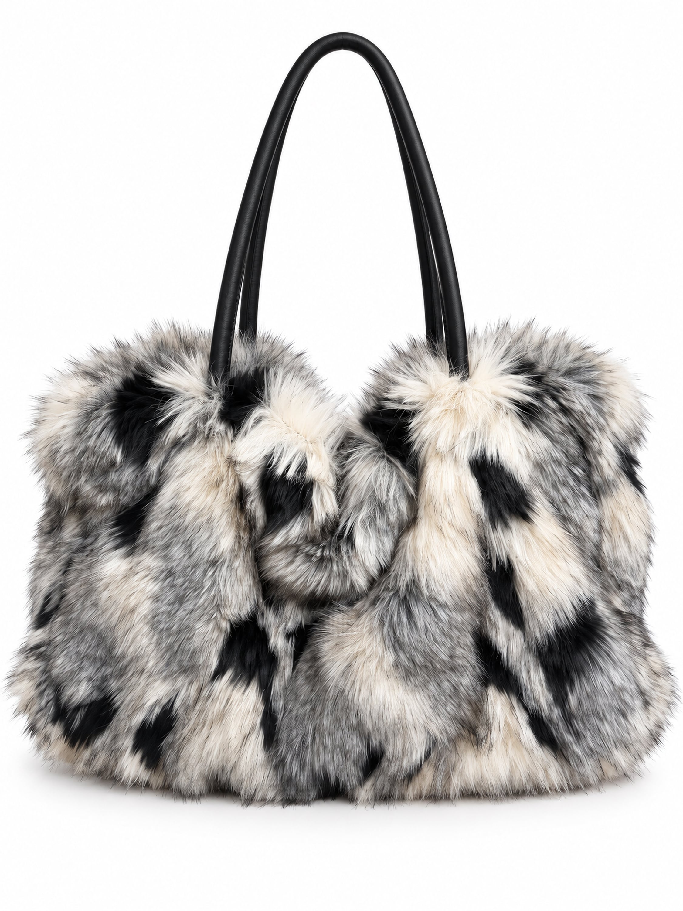COLLEZIONE ALESSANDRO Shopper »Wolke« XXL Shopper aus weichem Teddy-Material